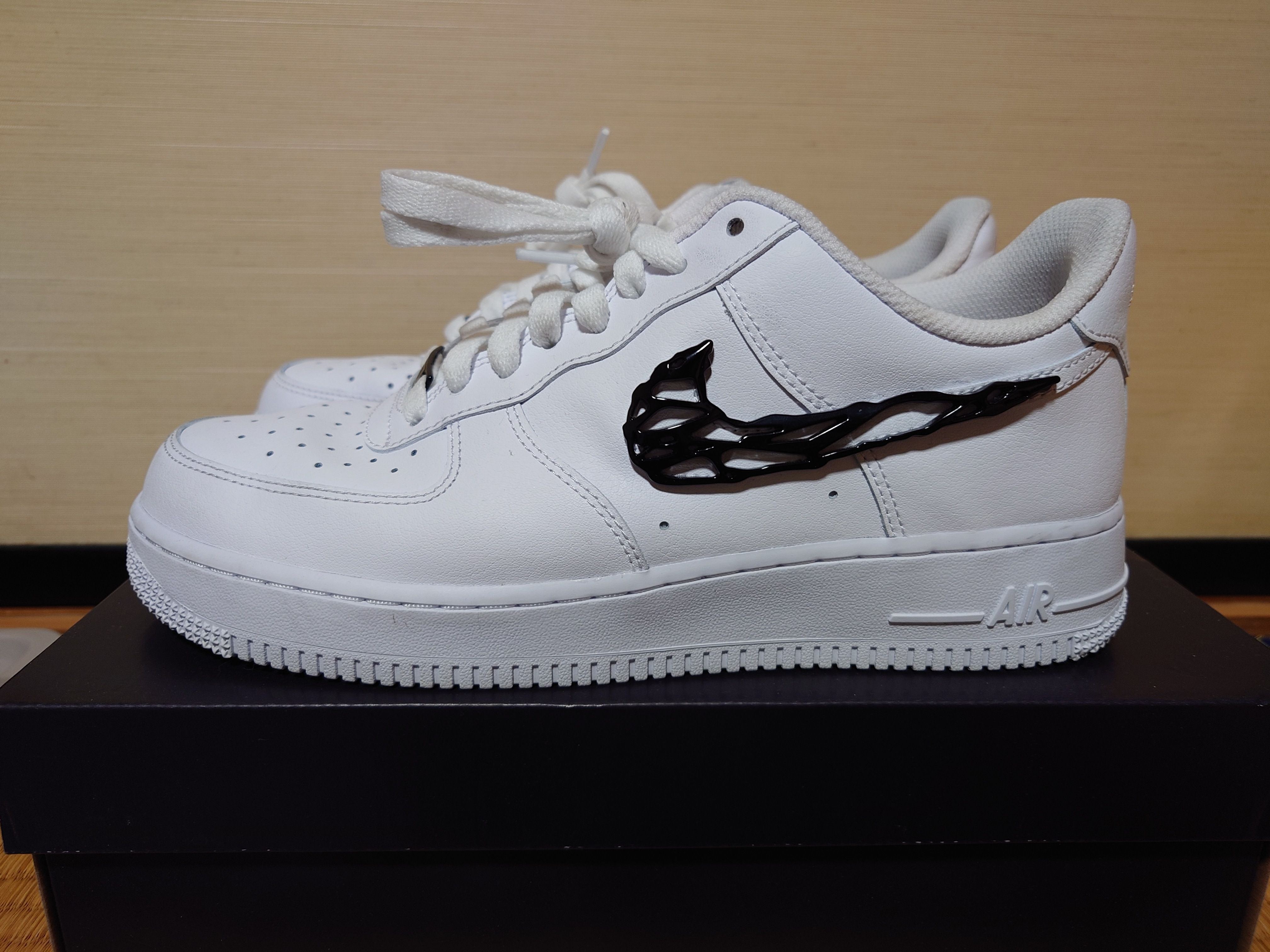 Nike Women's Air Force 1 Low '07 LX "Metal Swoosh/White/Black"