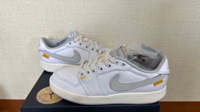 UNION × Nike Air Jordan 1 Low KO "White Canvas"