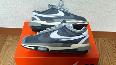 sacai × Nike Zoom Cortez "Iron Grey"