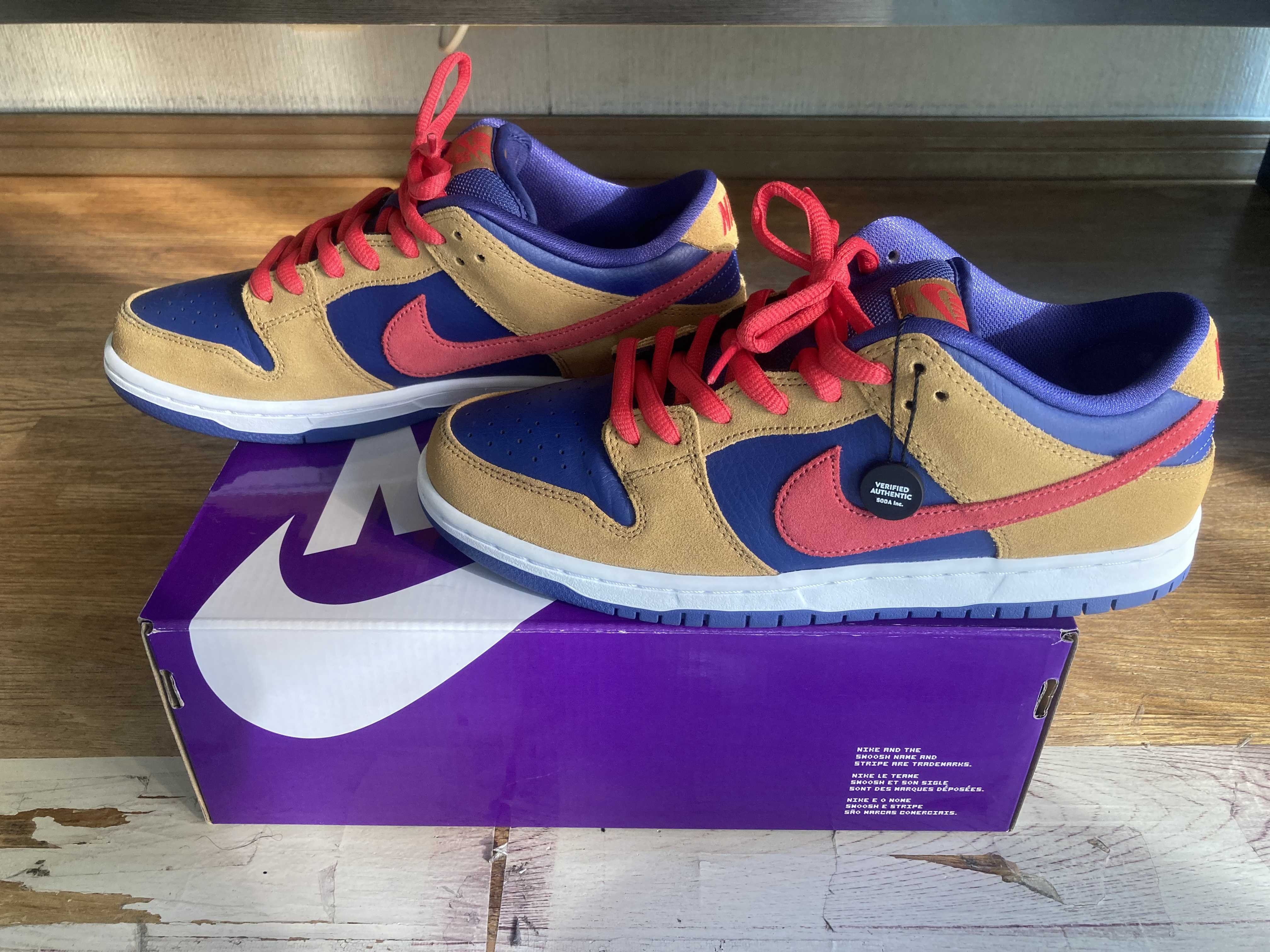 Nike SB Dunk Low Pro "Wheat and Purple"