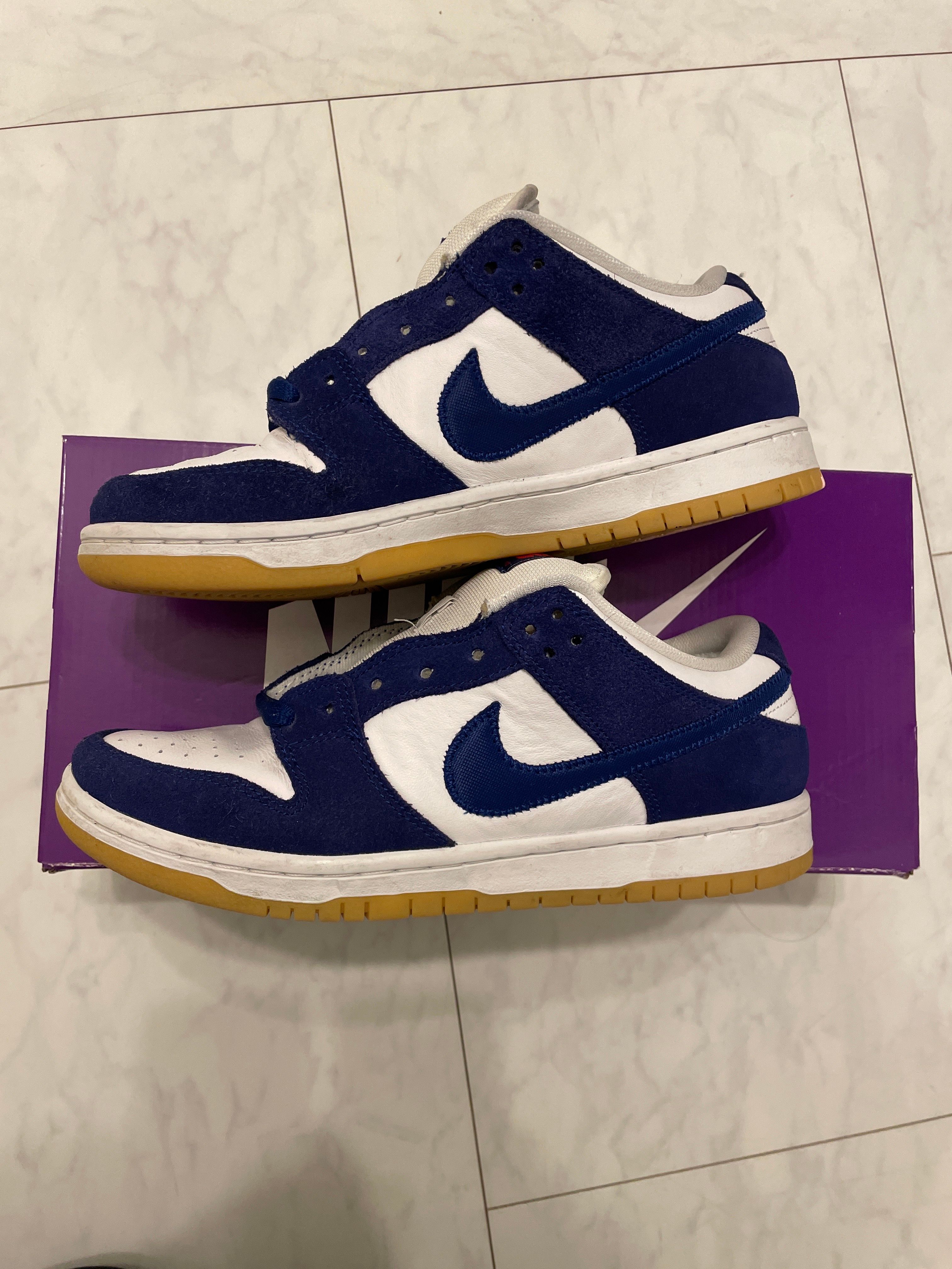 Nike SB Dunk Low "Los Angeles Dodgers/Deep Royal Blue"