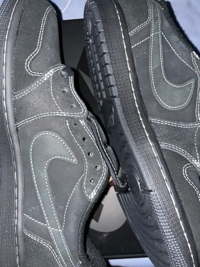 Travis Scott × Nike Air Jordan 1 Low OG SP "Black Phantom"