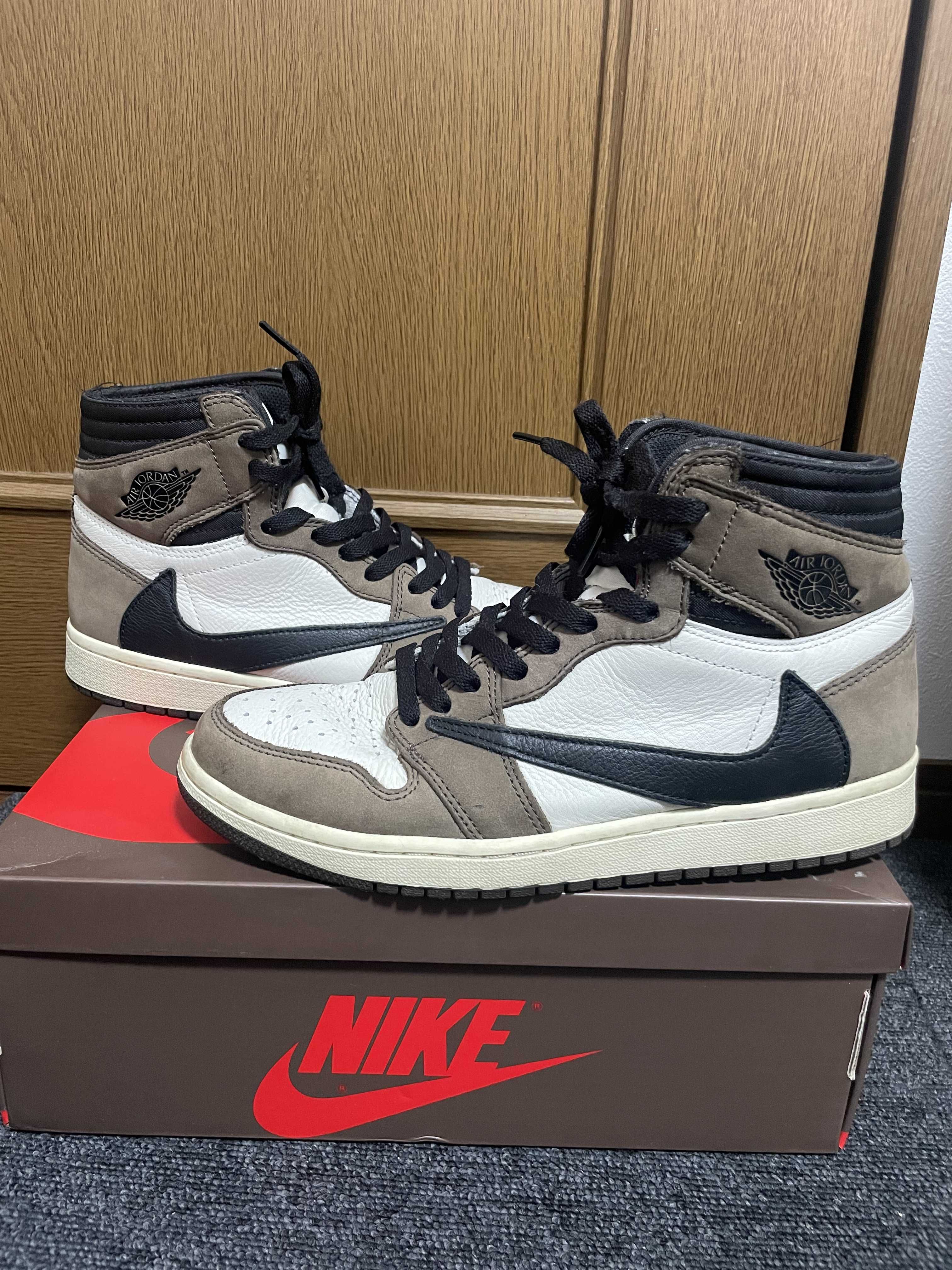 Travis Scott × Nike Air Jordan 1 Retro High OG TS SP "Sail/Dark Mocha"