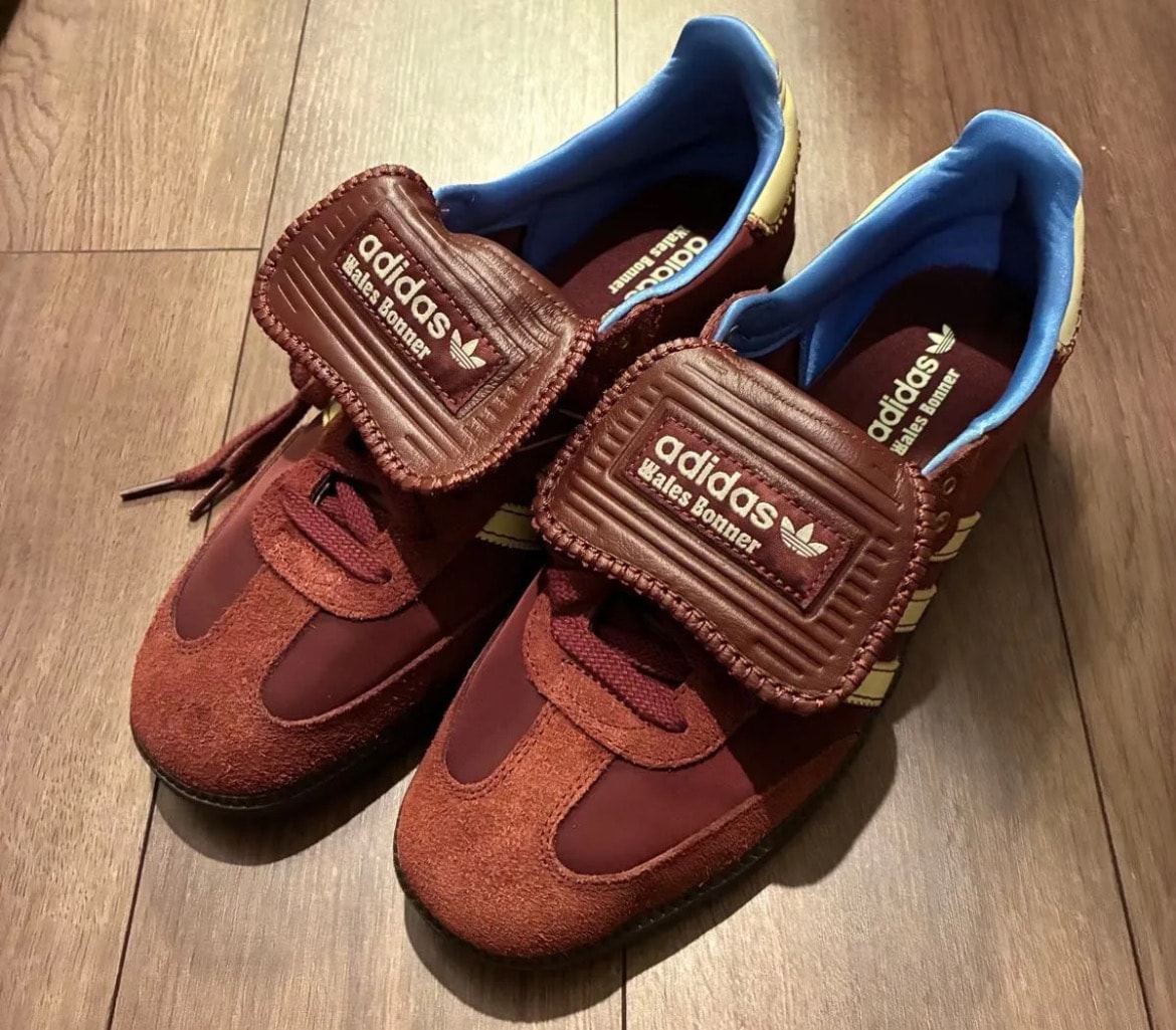 ウェールズ・ボナー × アディダス サンバ ナイロン ロー "フォックスブラウン/サンディーベージュ/ラッキーブルー"