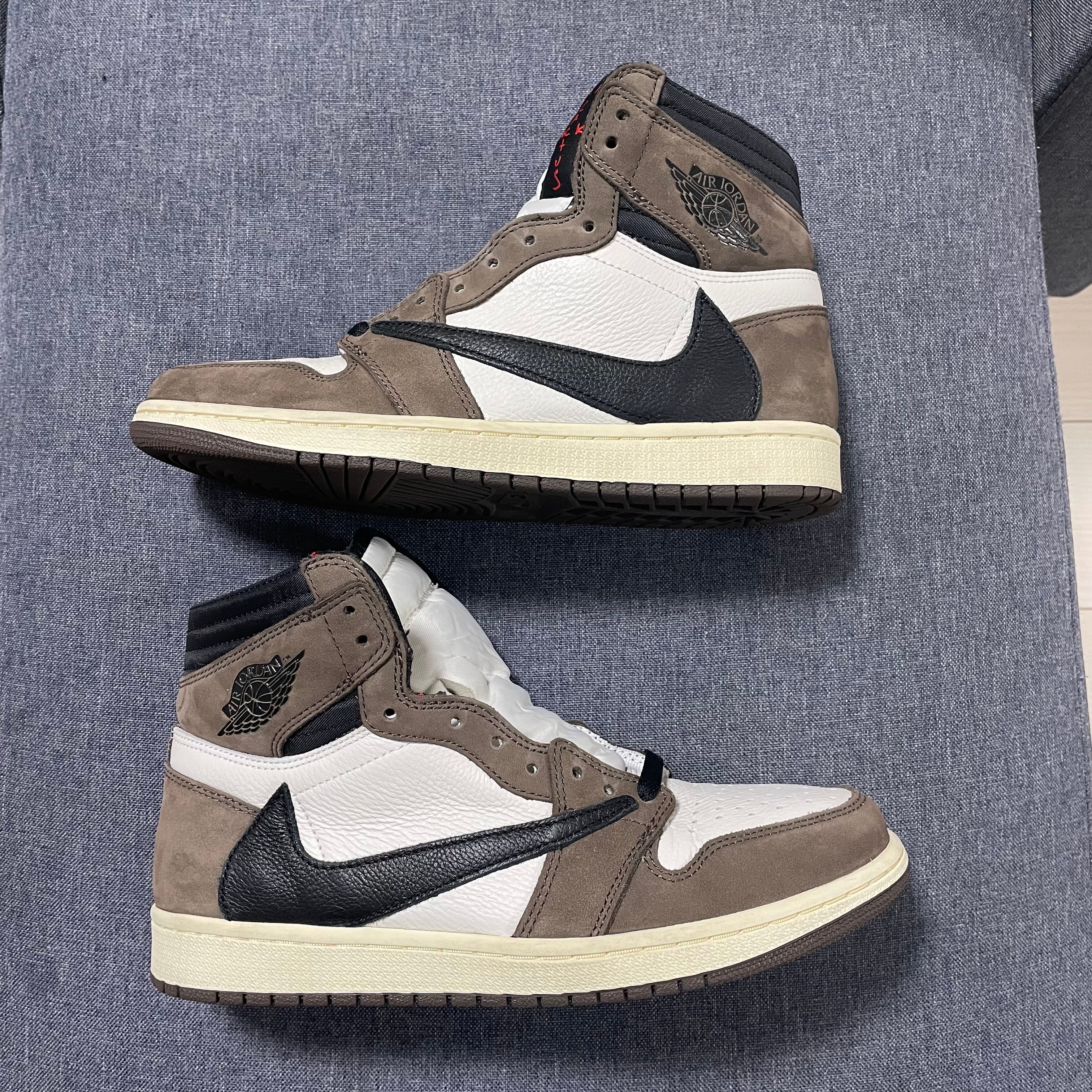 Travis Scott × Nike Air Jordan 1 Retro High OG TS SP "Sail/Dark Mocha"
