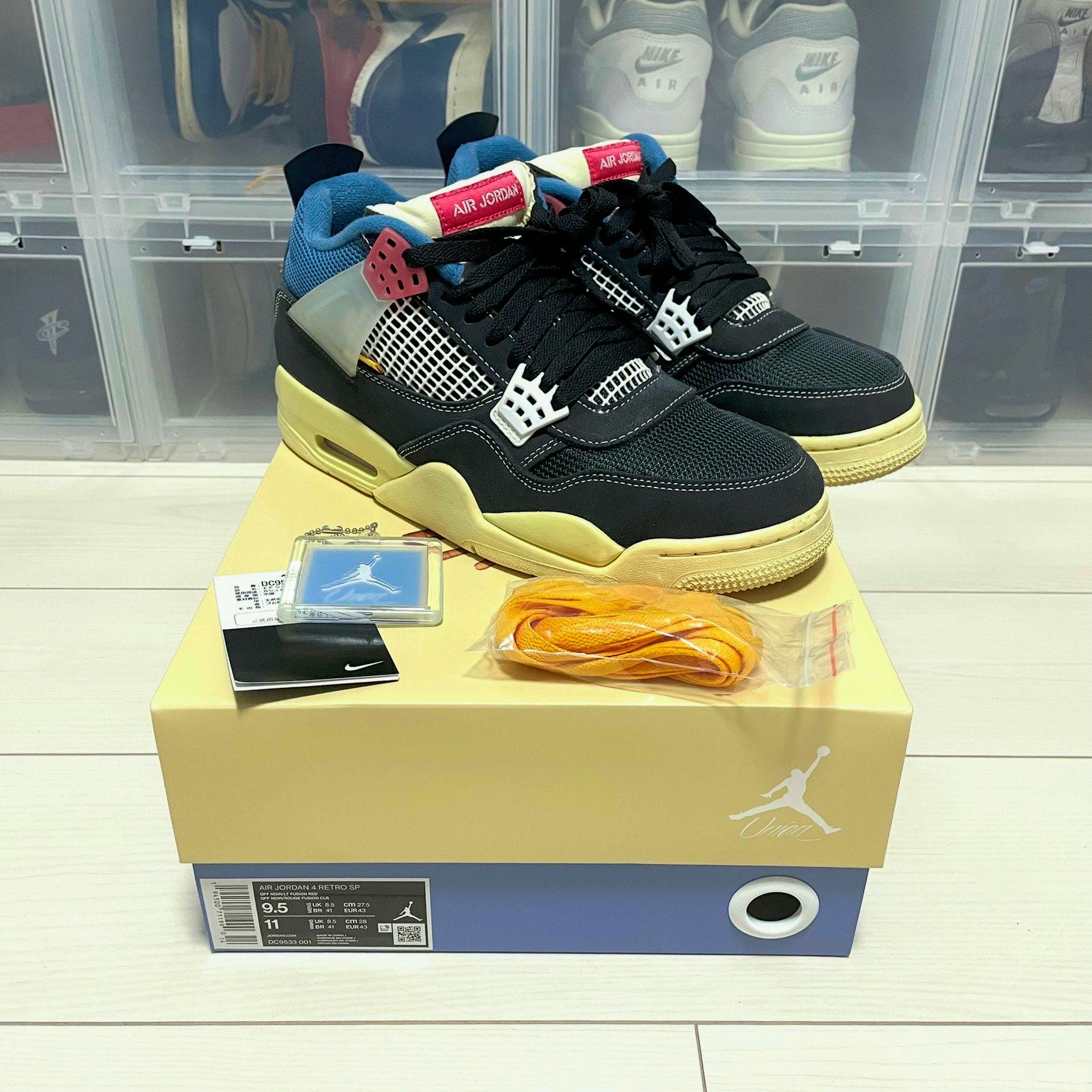 UNION × NIKE AIR JORDAN 4 "OFF NOIR"