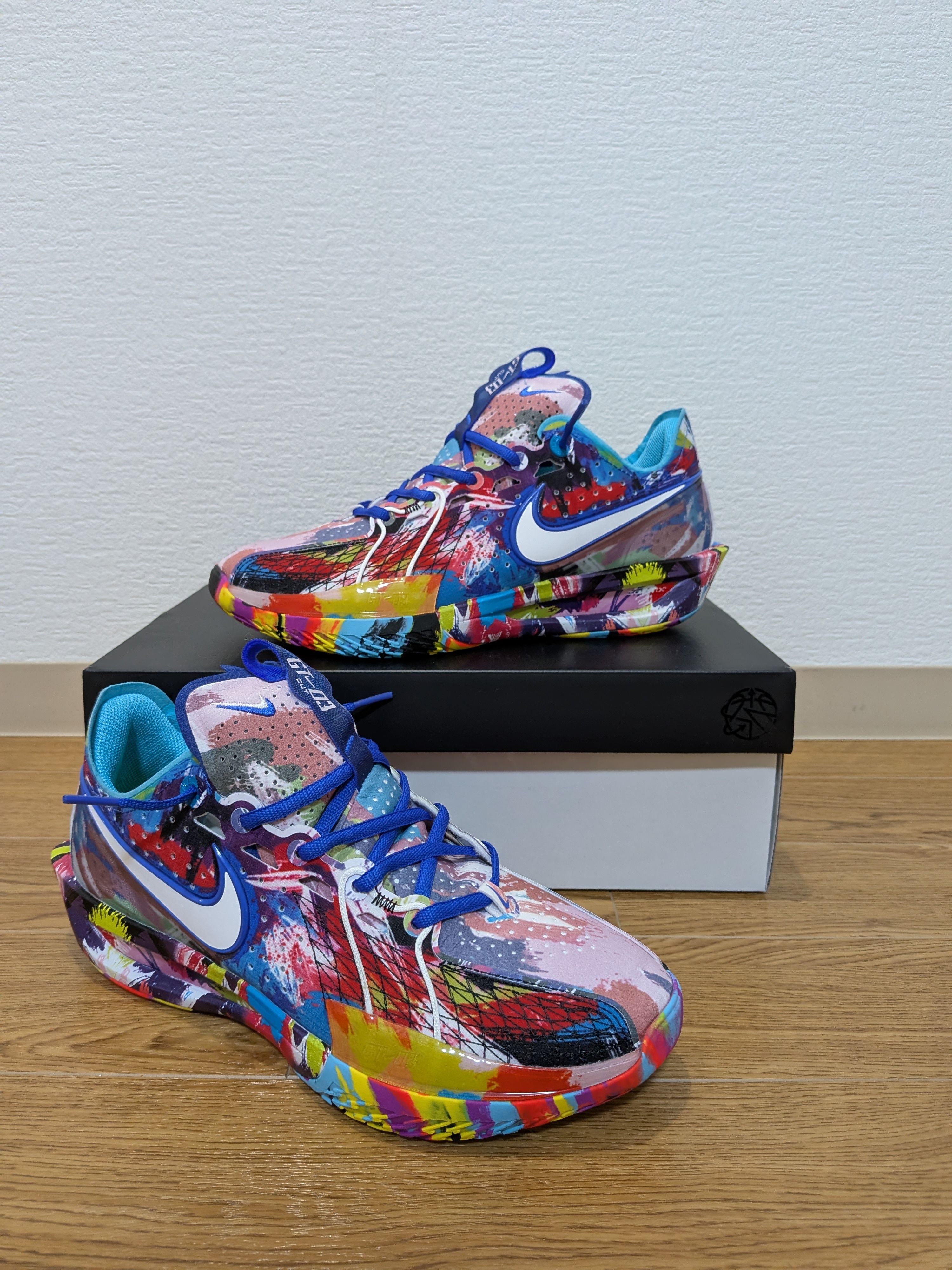 Jewell Loyd × Nike GT Cut 3 "White/Racer Blue/Baltic Blue/Pink Foam/Black/Lightning"