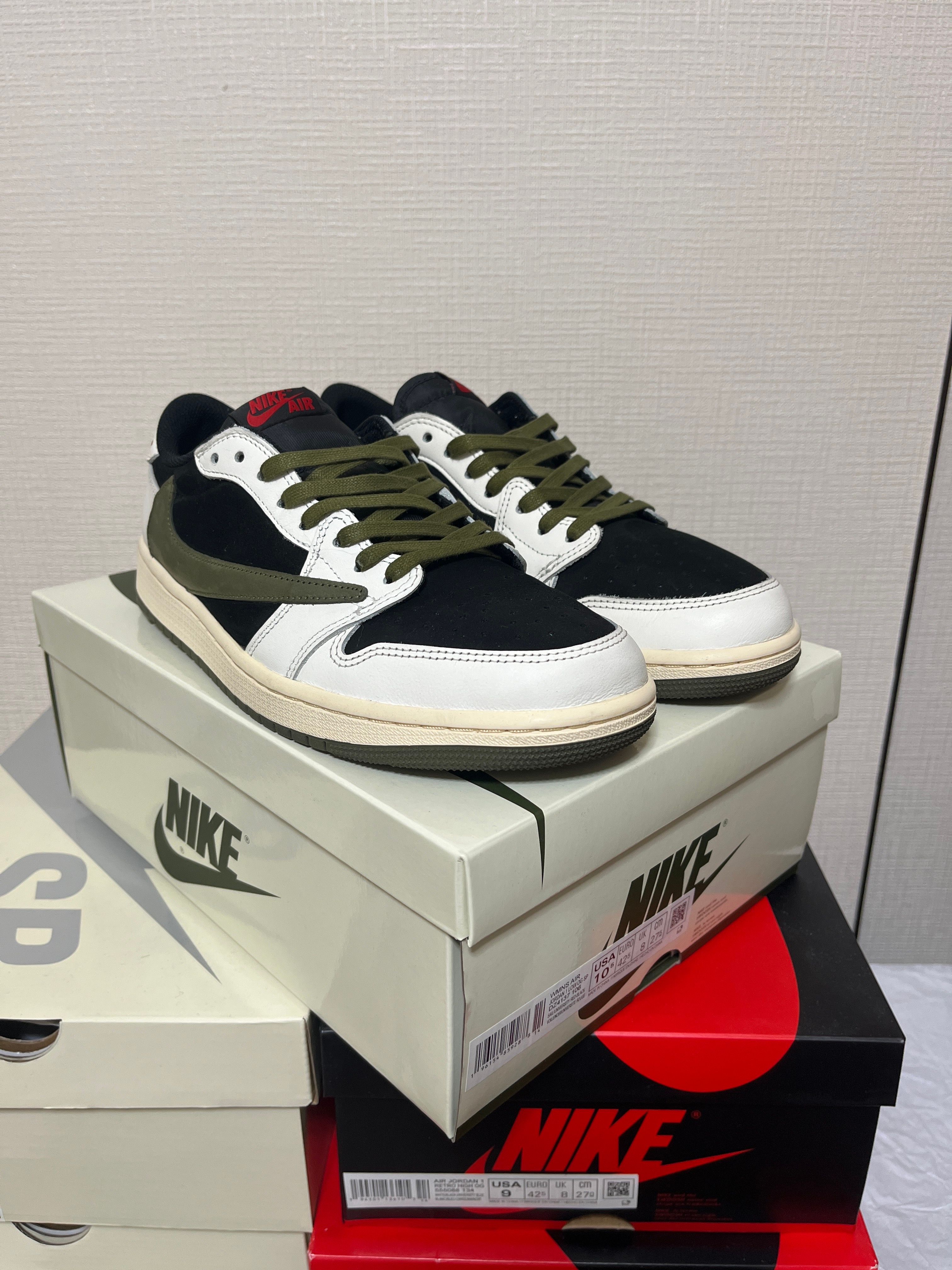 Travis Scott × Nike Women's Air Jordan 1 Low OG "Medium Olive"