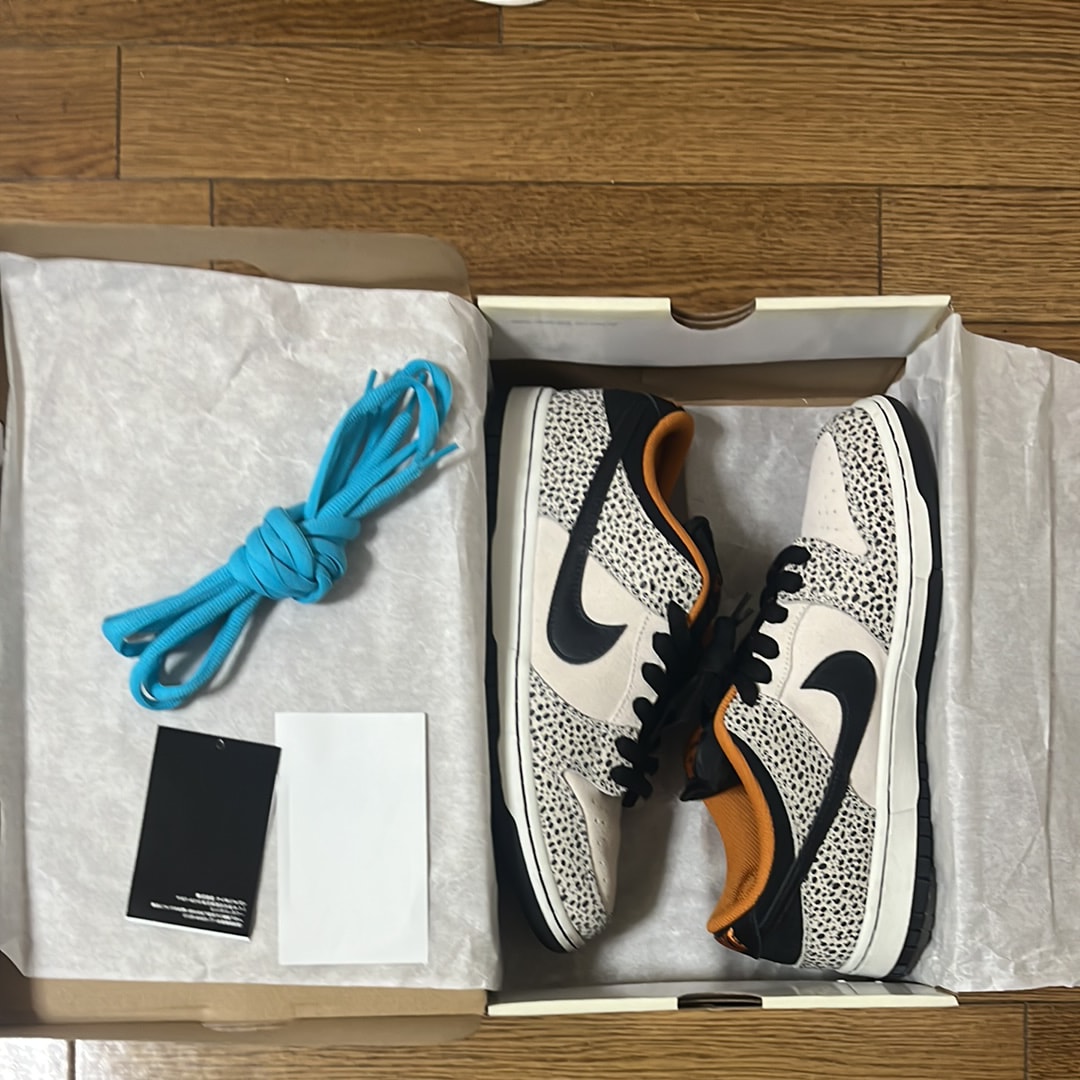 Nike SB Dunk Low Pro Electric Safari "Phantom and Black"