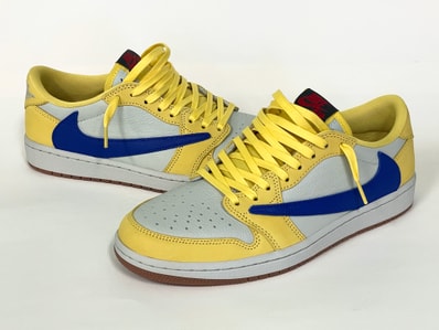 Travis Scott × Nike Women's Air Jordan 1 Retro Low OG "Canary"