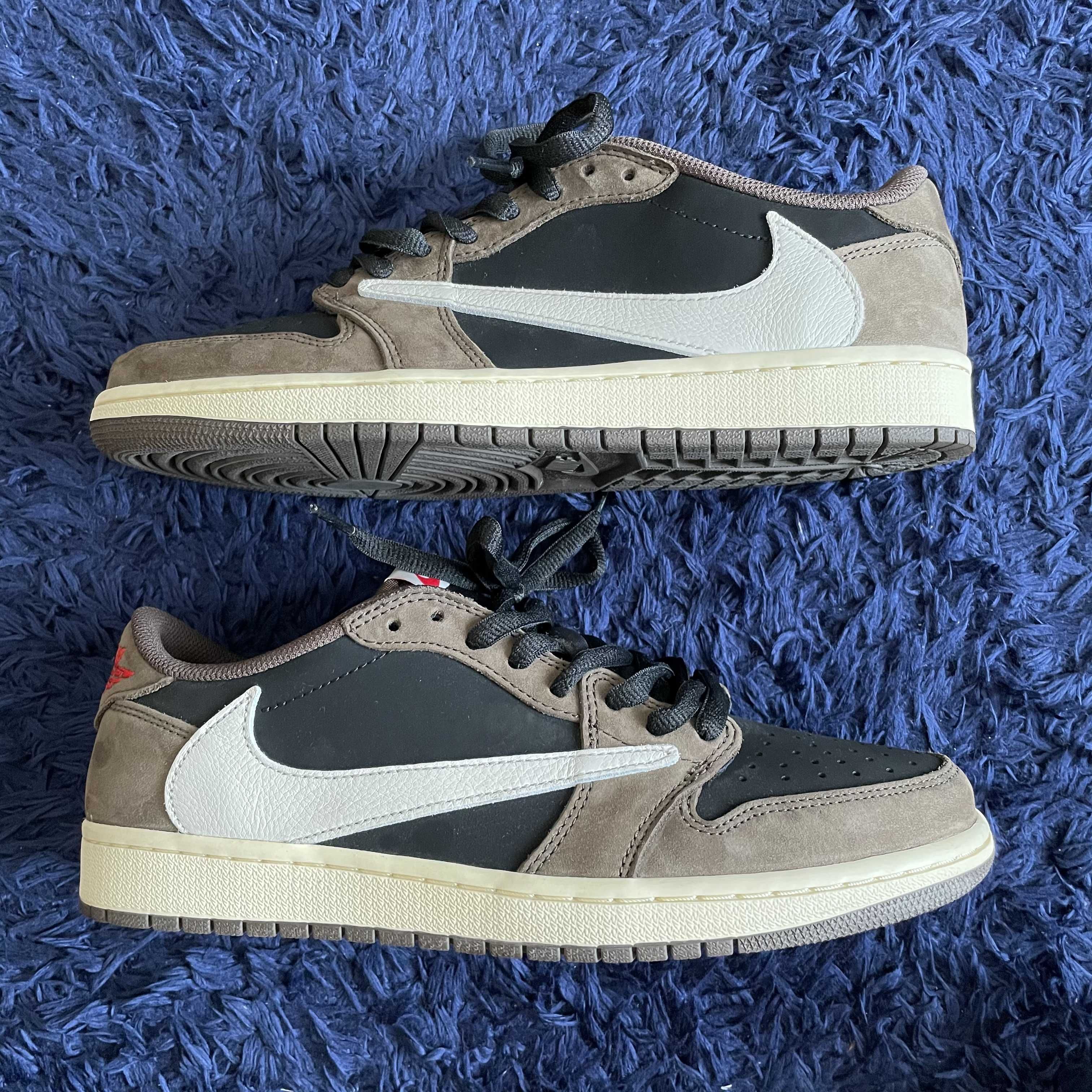Travis Scott × Nike Air Jordan 1 Low OG SP-T  "Black/Dark Mocha"