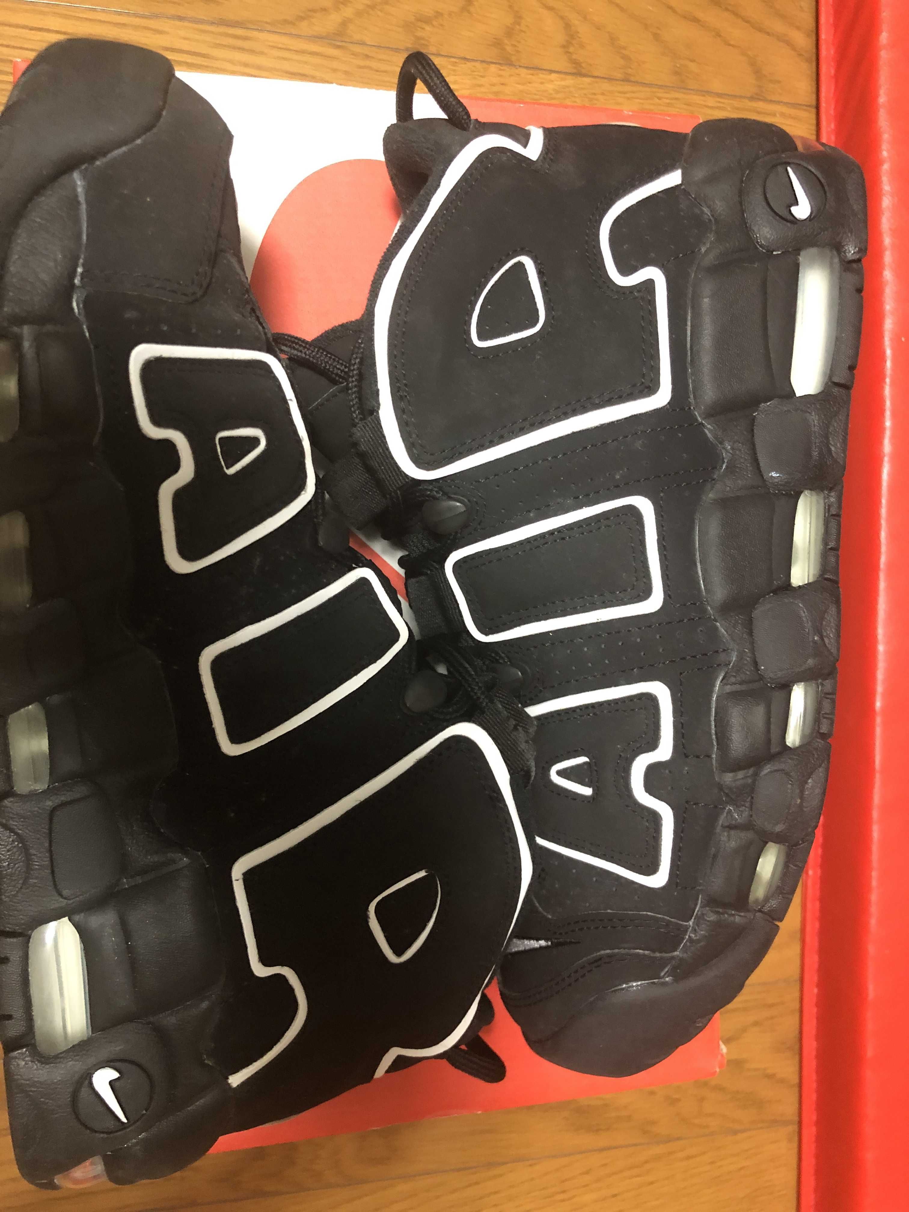 NIKE AIR MORE UPTEMPO "BLACK/WHITE"(2016)