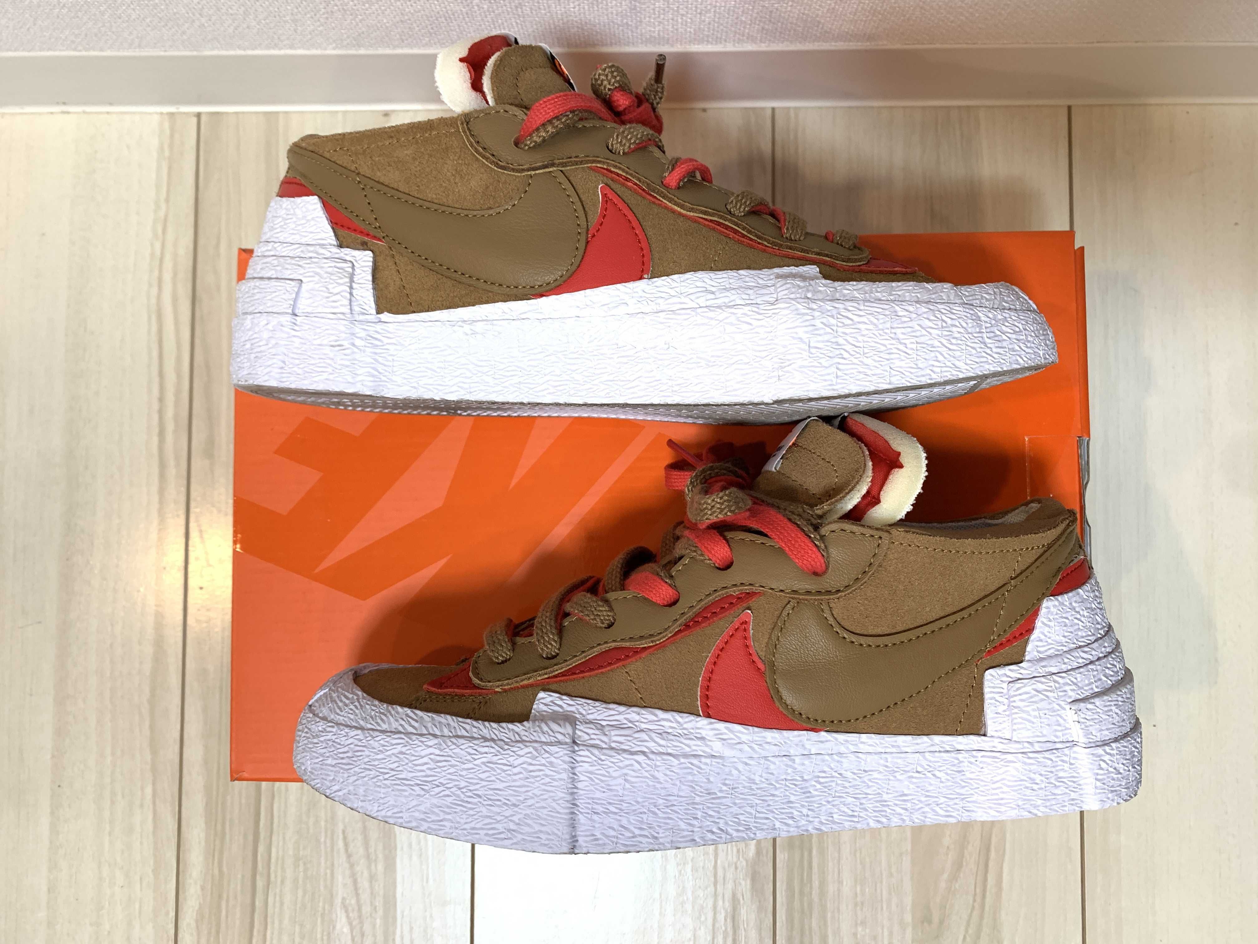 SACAI × NIKE BLAZER LOW "BRITISH TAN"