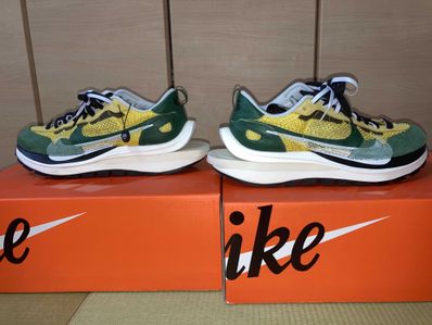sacai × Nike Vapor Waffle "Tour Yellow/Stadium Green-Sail"