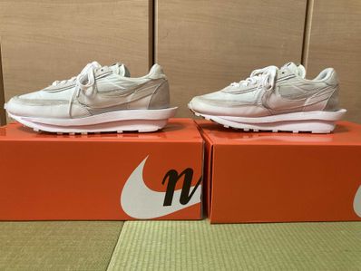 sacai × Nike LDV Waffle "Triple White"