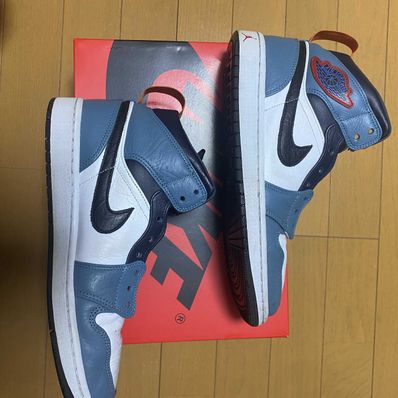 FACETASM × Nike Air Jordan 1 Mid "White/Navy"