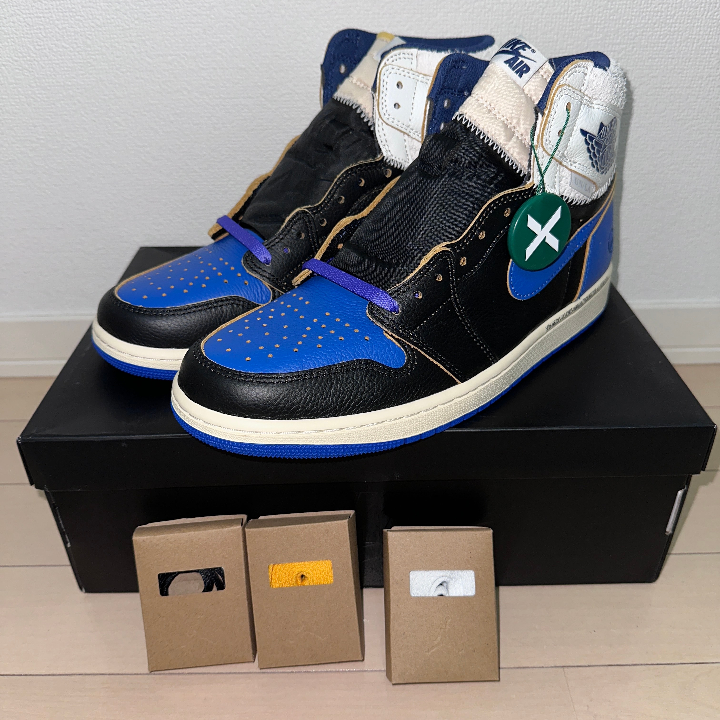 fragment design × UNION × Nike Air Jordan 1 High OG "Sport Royal"