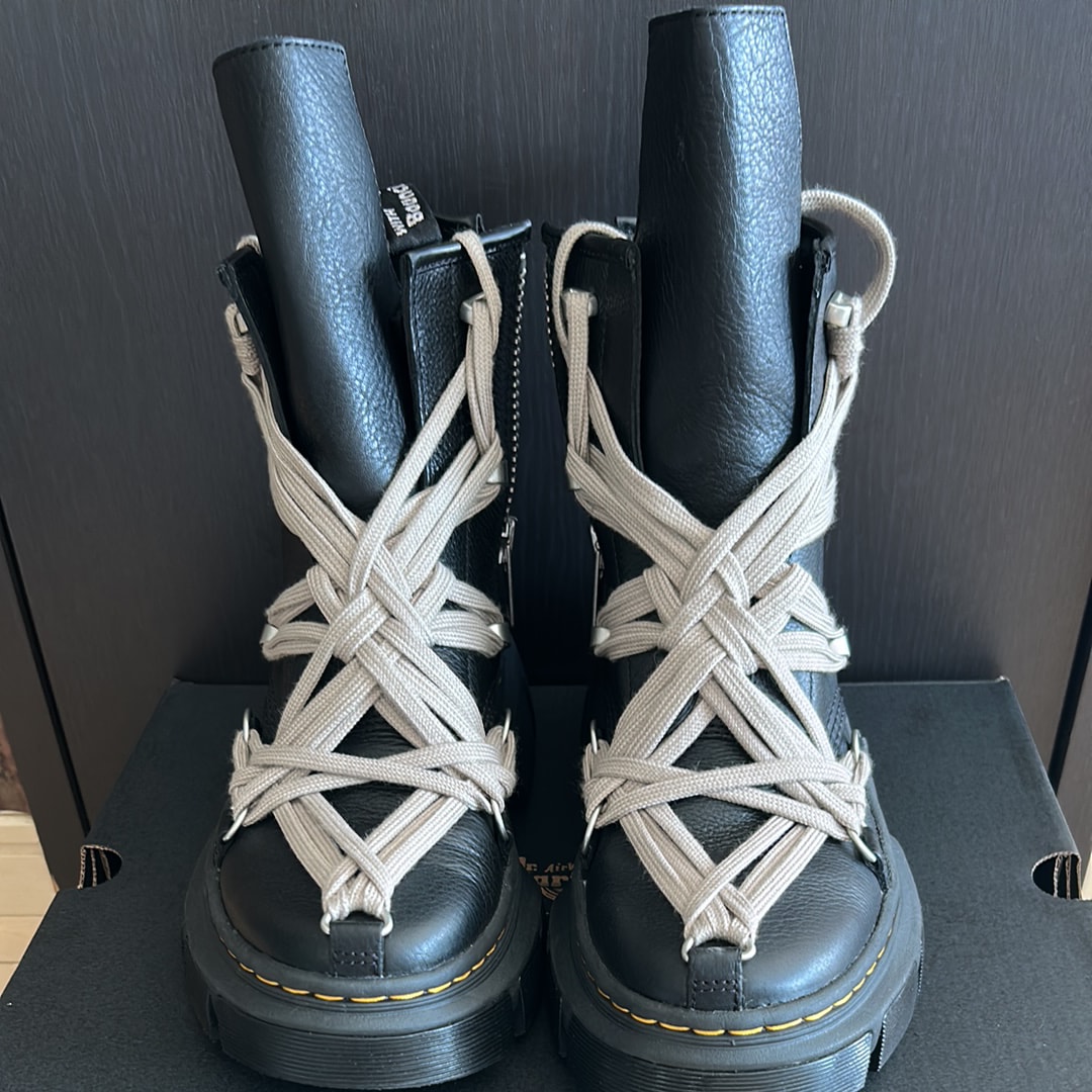 Rick Owens × Dr.Martens 1460 DMXL Mega Lace Boot "Black"