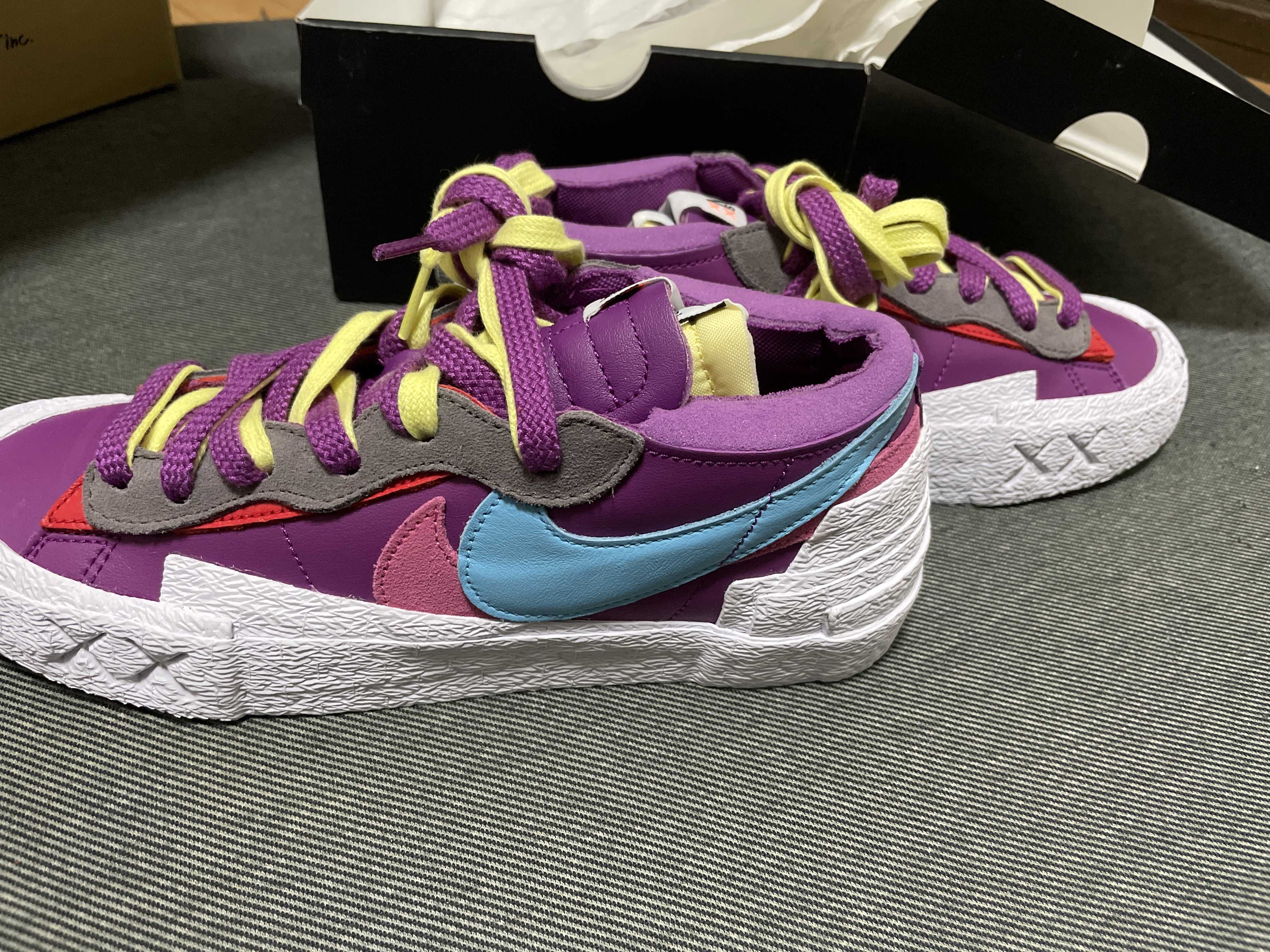 KAWS × sacai × Nike Blazer Low "Purple Dusk"