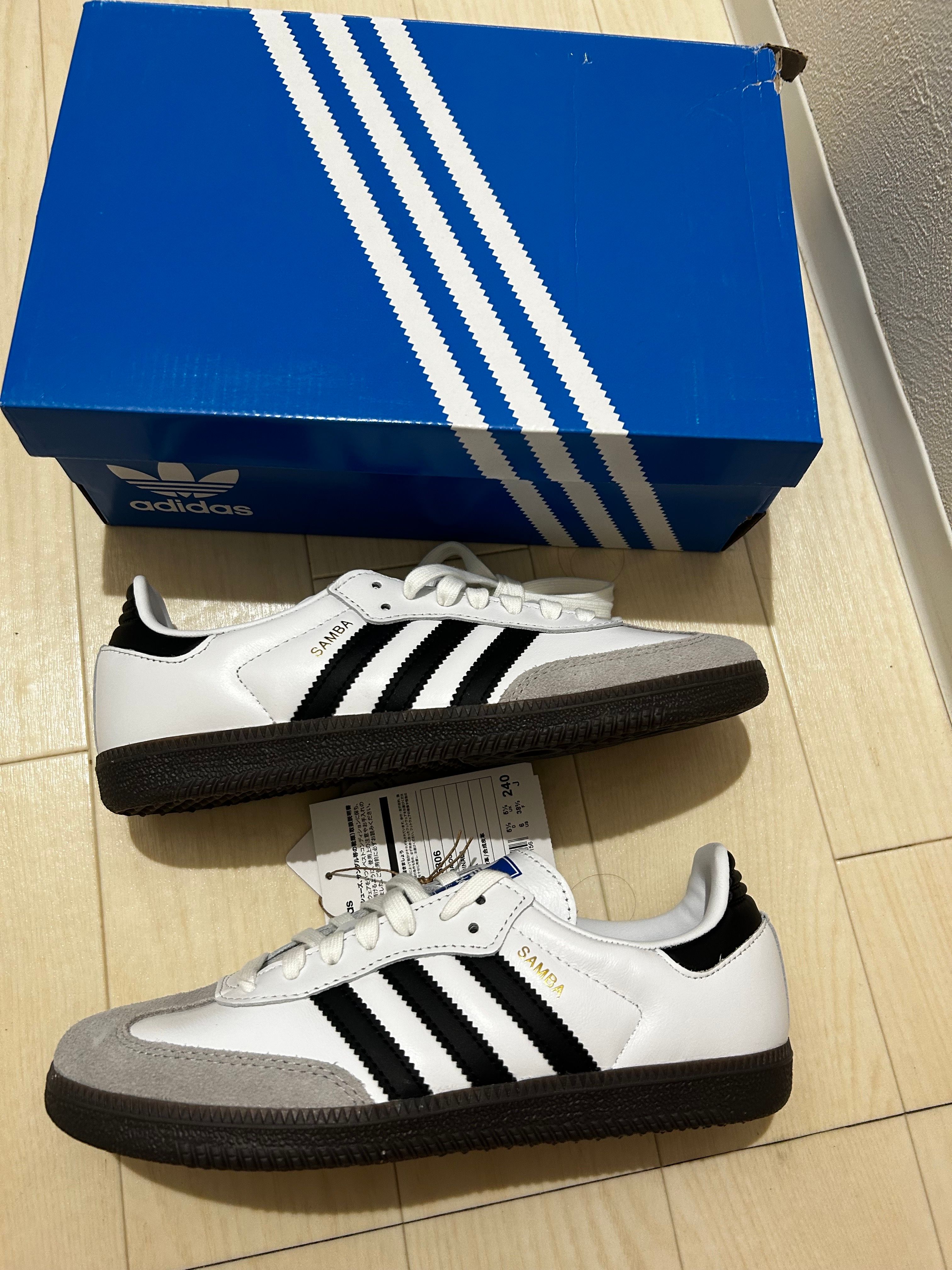 adidas Samba OG "Cloud White/Core Black/Clear Granite"