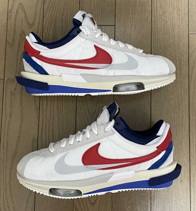 sacai × Nike Zoom Cortez "White and University Red"