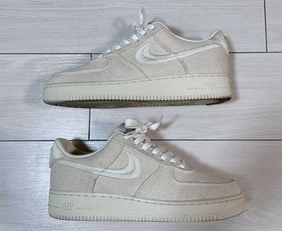 Stussy × Nike Air Force 1 Low "Fossil Stone"