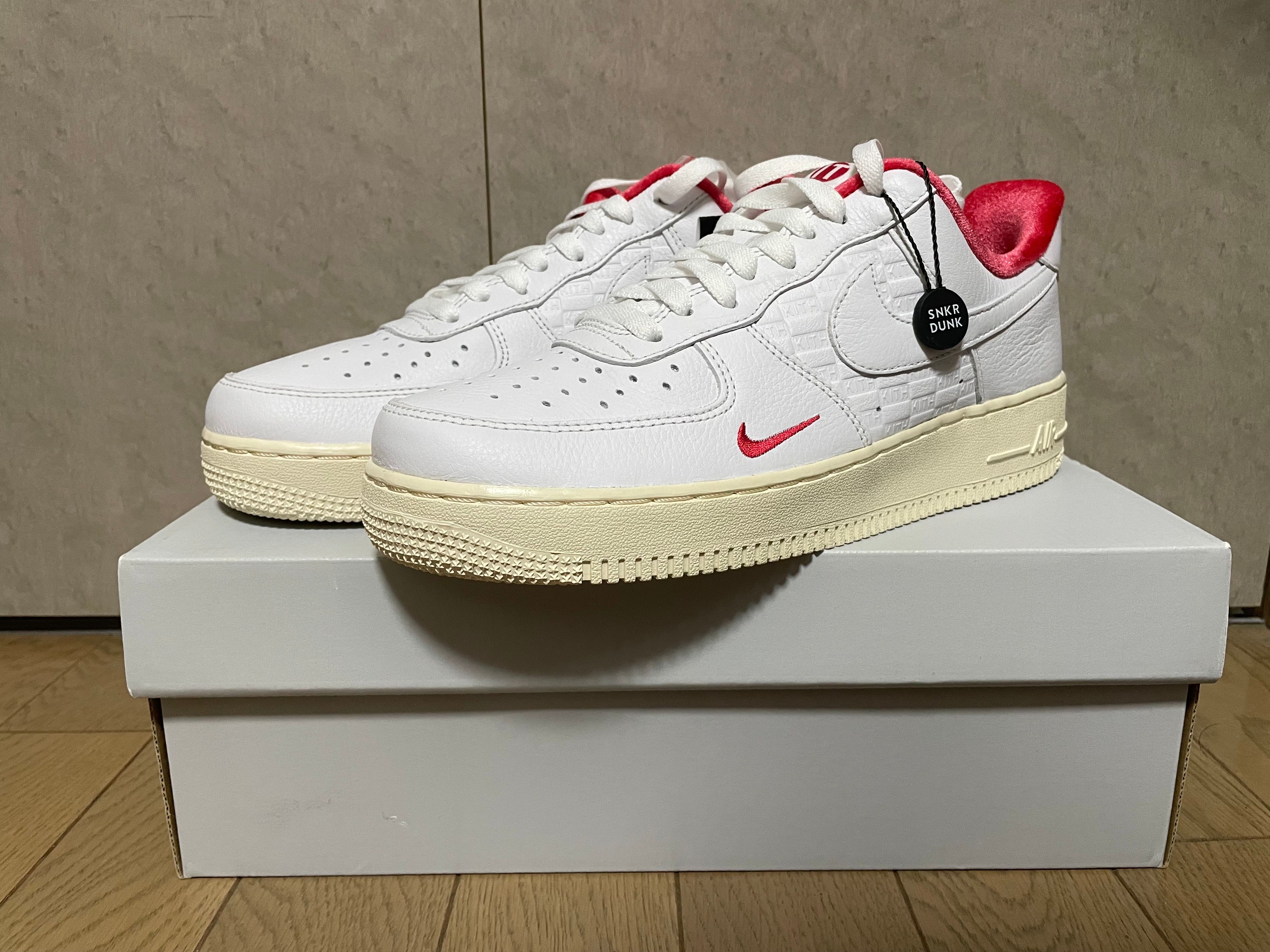 KITH × Nike Air Force 1 Low "White/Red"