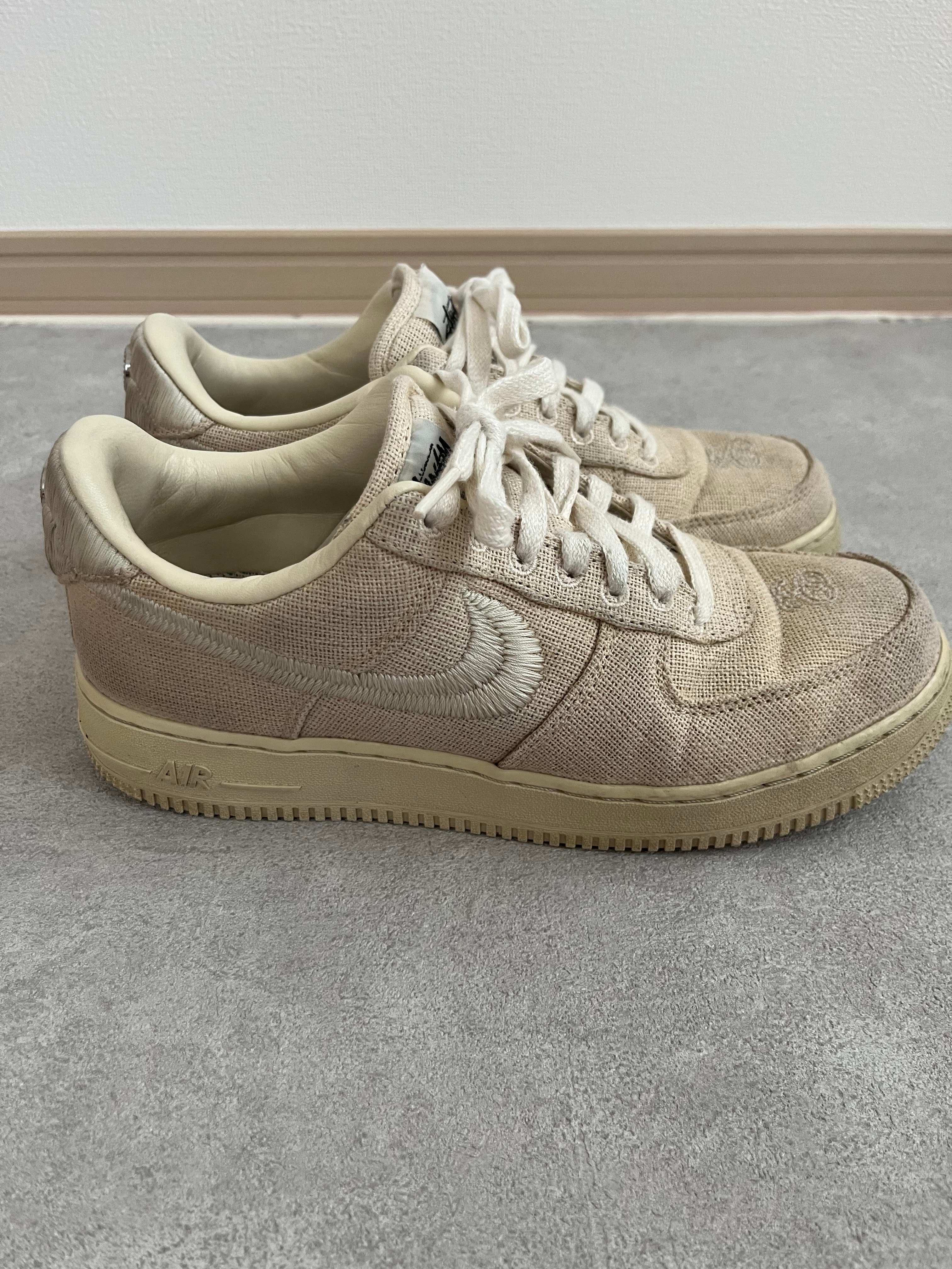 Stussy × Nike Air Force 1 Low "Fossil Stone"