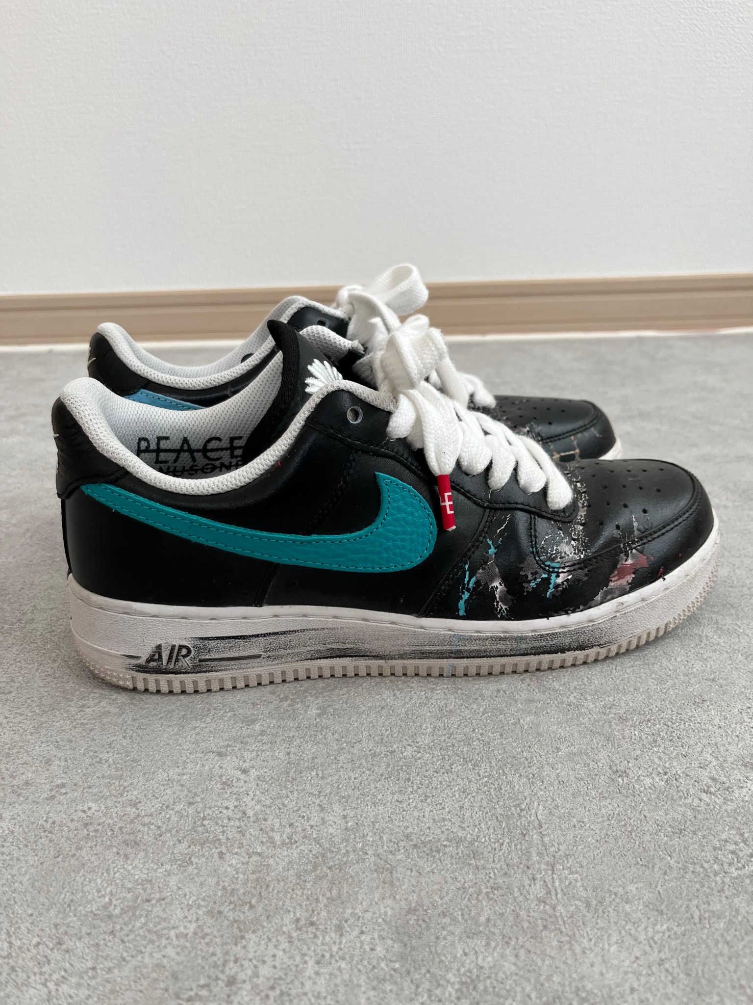 PEACEMINUSONE × Nike Air Force 1 Low '07 Para-Noise 3.0 "Black and Multi-Color" / G-DRAGON