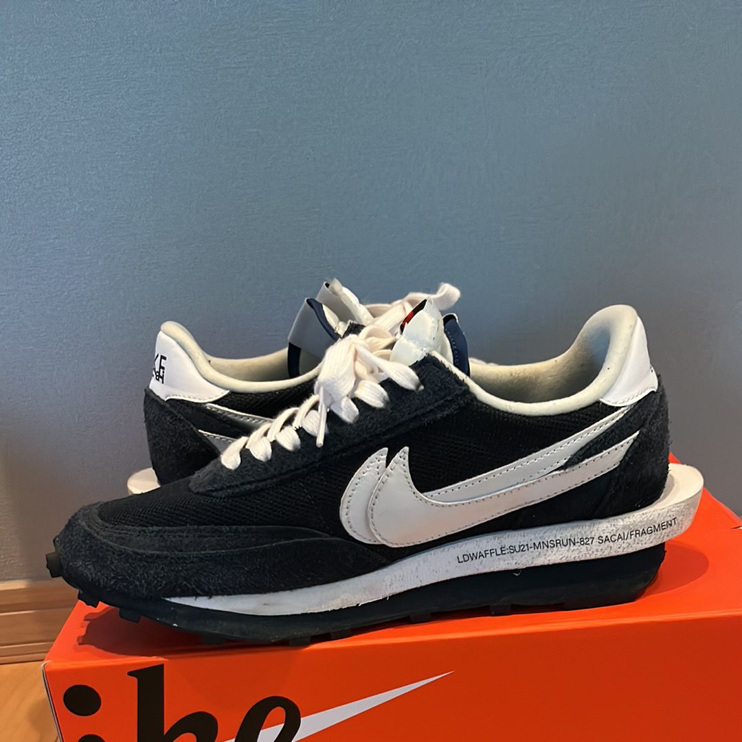 Fragment × sacai × Nike LD Waffle "Blackended Blue"