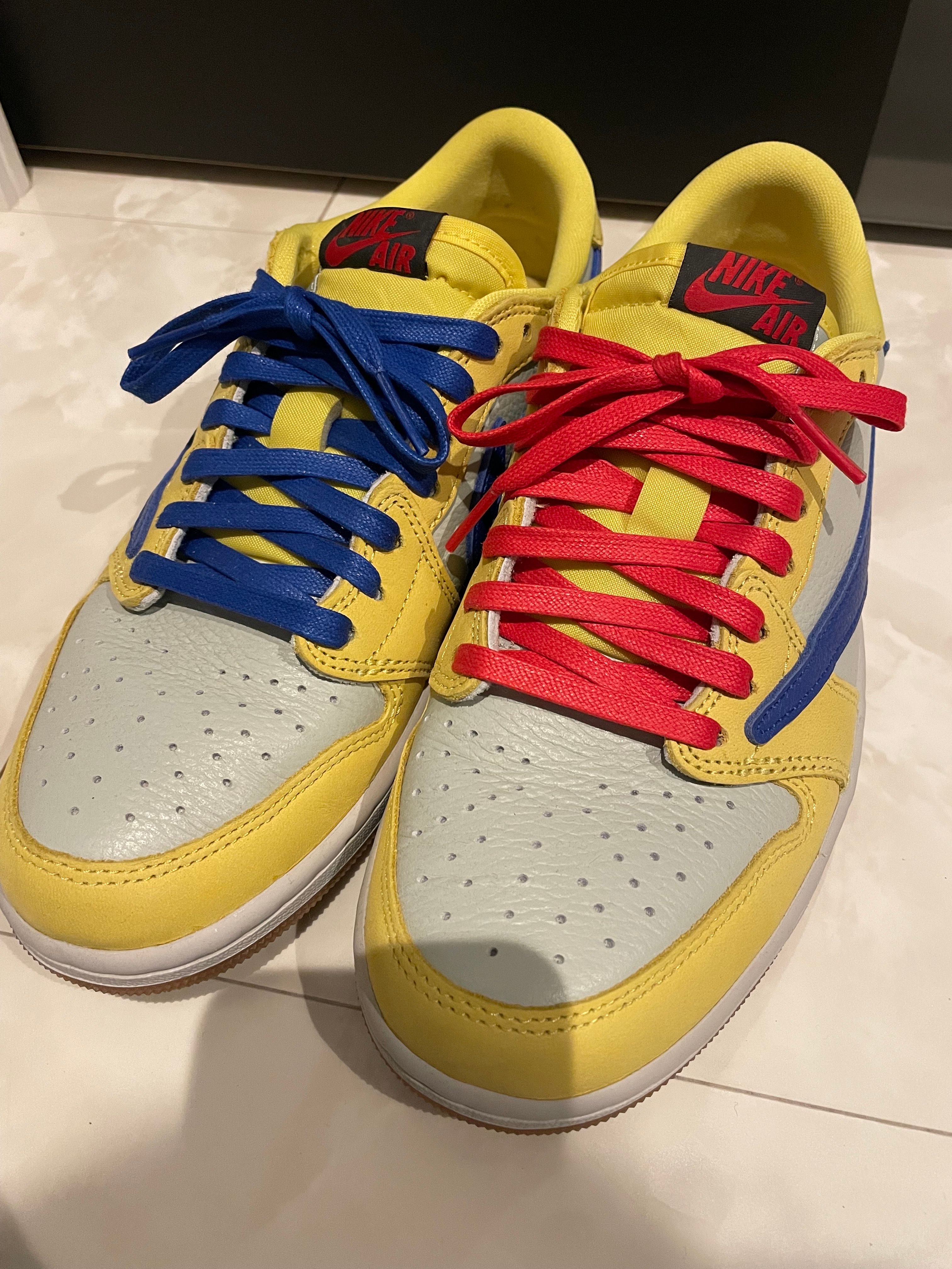 Travis Scott × Nike Women's Air Jordan 1 Retro Low OG "Canary"