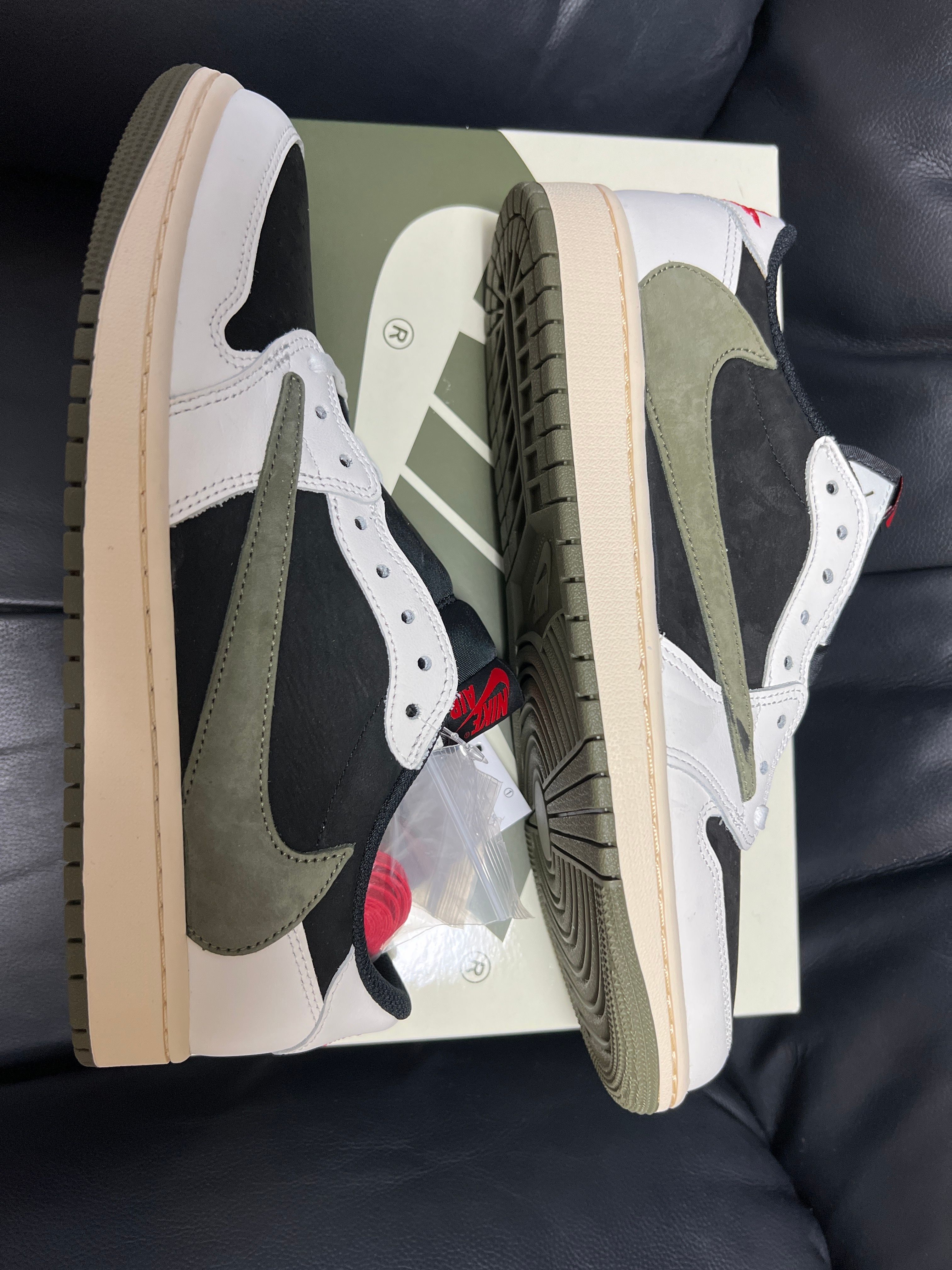 Travis Scott × Nike Women's Air Jordan 1 Low OG "Medium Olive"