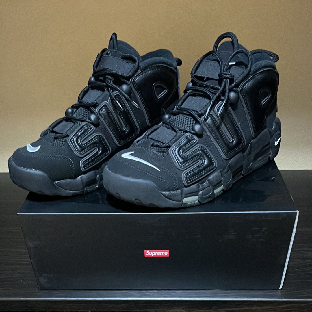Supreme × Nike Air More Uptempo "Black"
