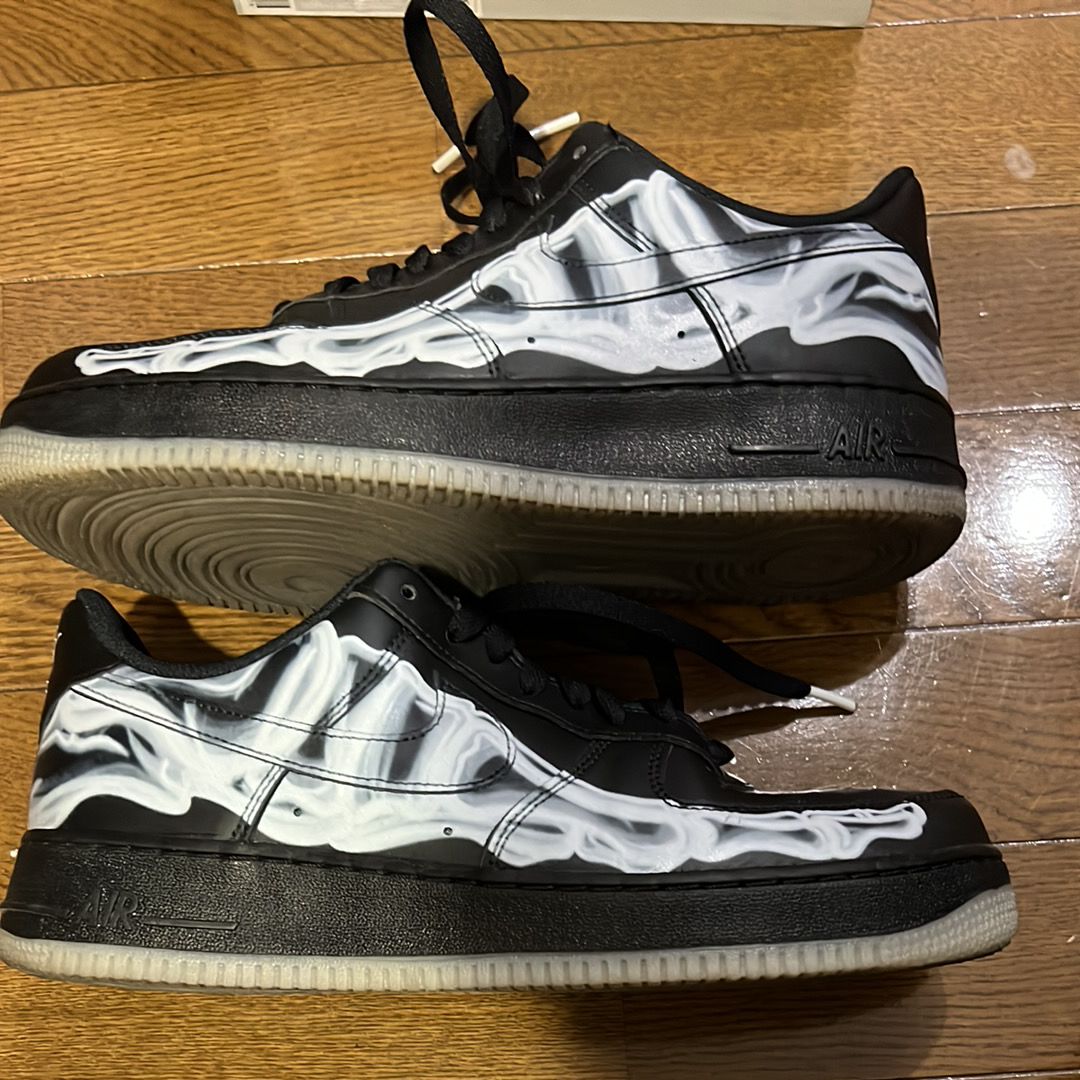 Nike Air Force 1 Low "Black Skeleton"