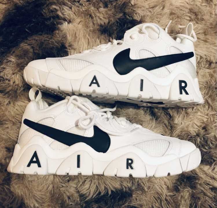 NIKE AIR BARRAGE LOW "WHITE/BLACK"