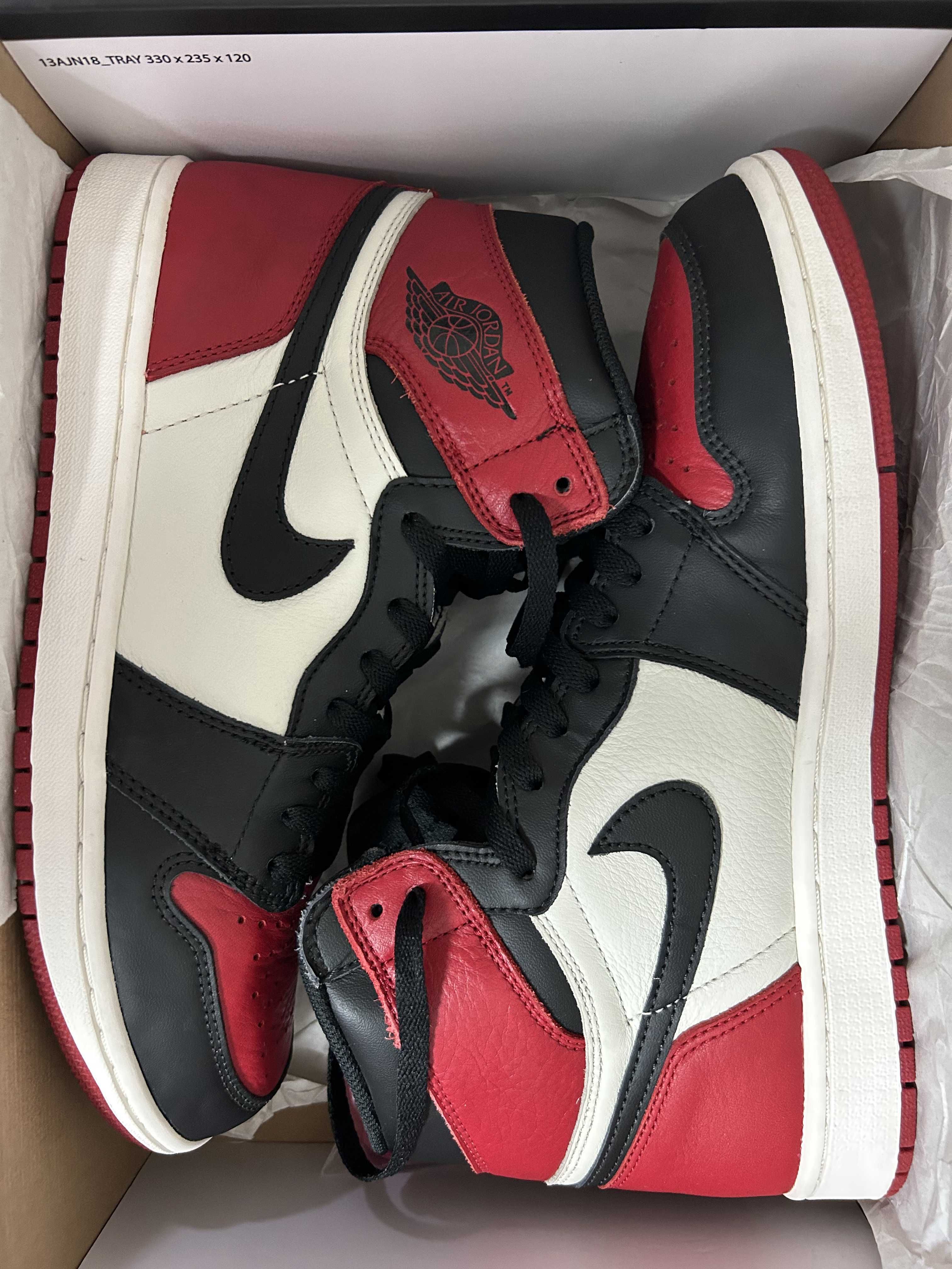 Nike Air Jordan 1 Retro High OG "Bred Toe"