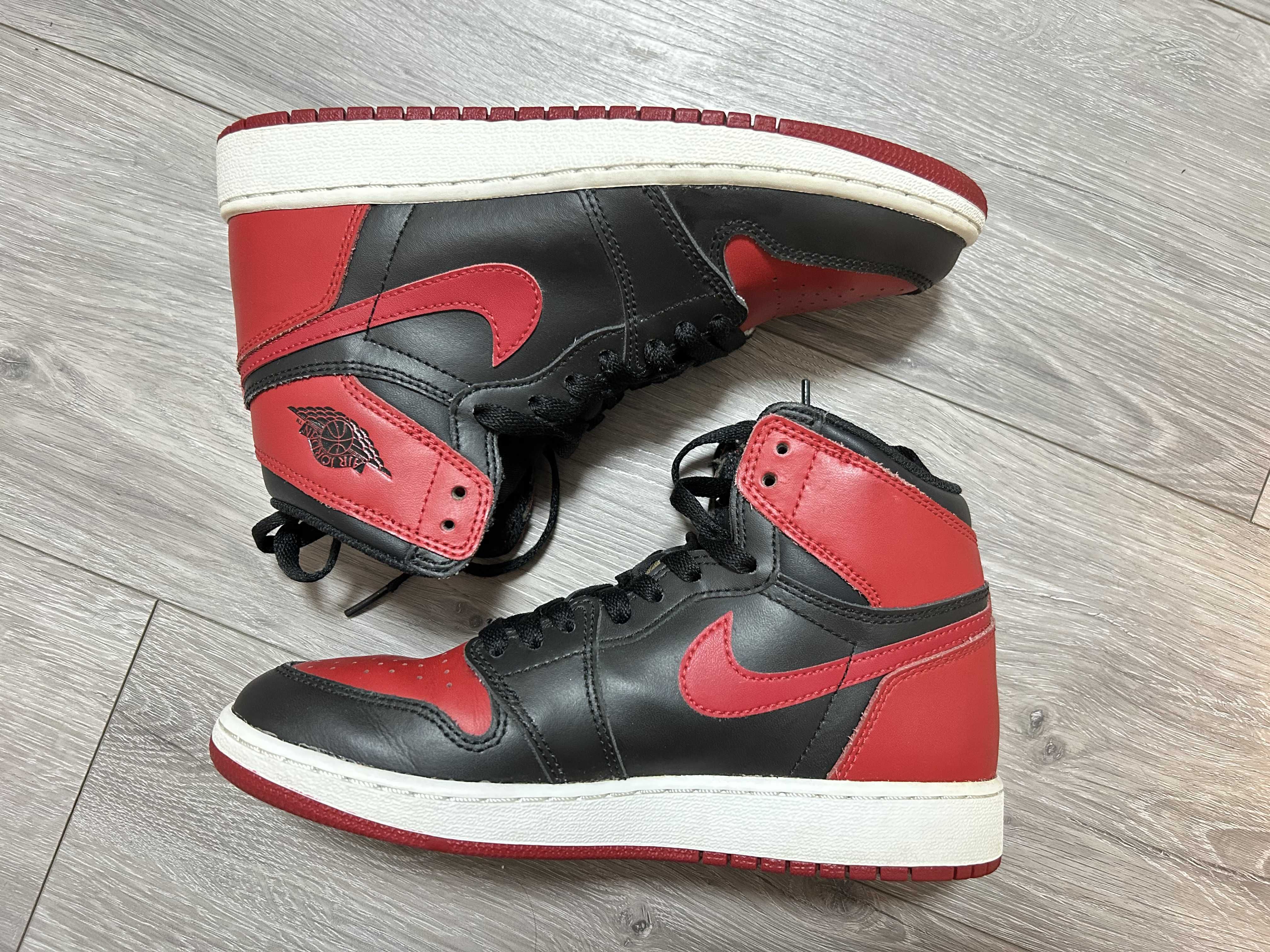 Nike GS Air Jordan 1 Retro High BRED 2016 "BANNED"