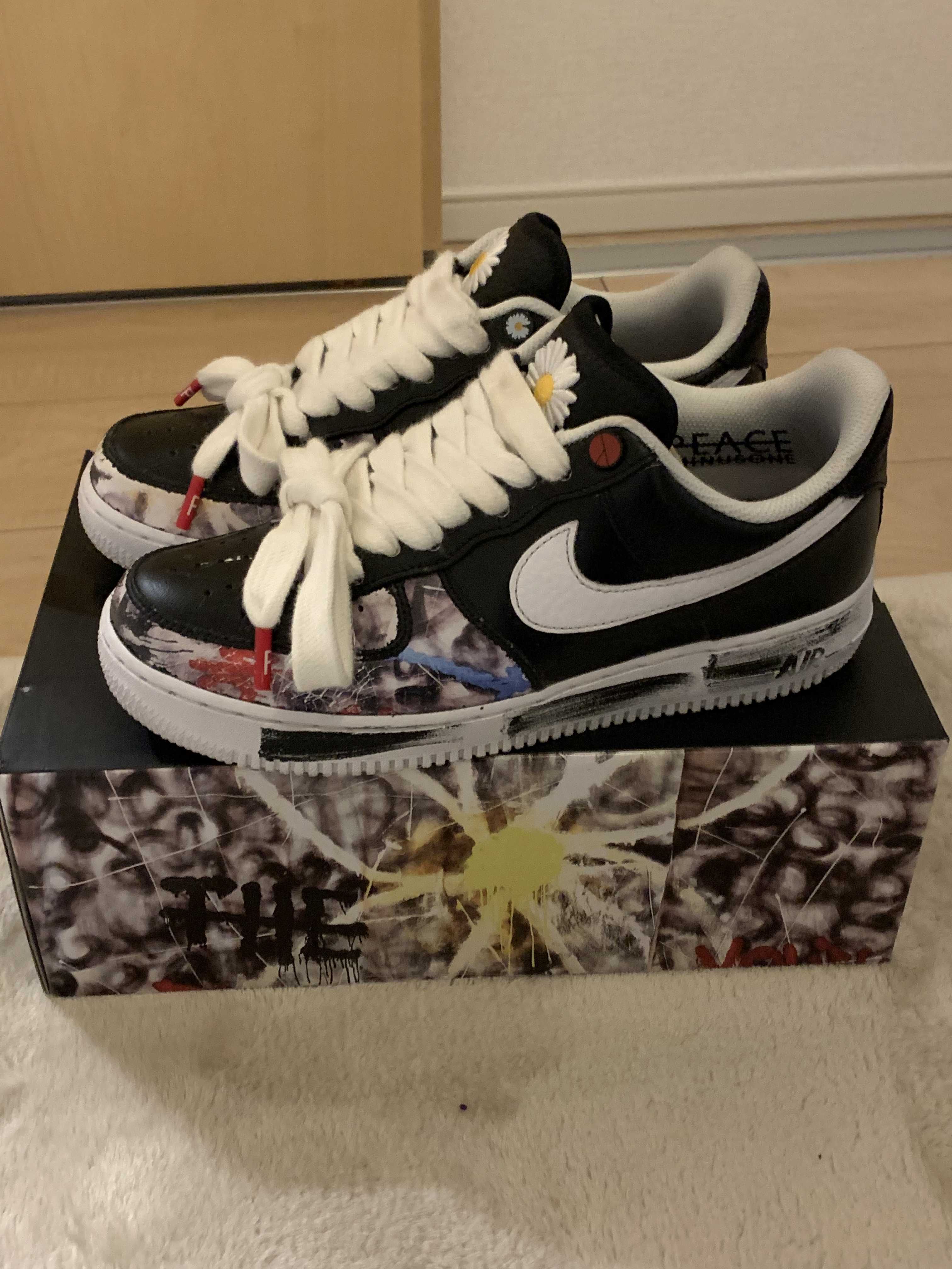 PEACEMINUSONE × Nike Air Force 1 Low Para Noise "Black" / G-DRAGON