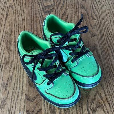 The Powerpuff Girls × Nike SB TD Dunk Low Pro QS "Buttercup"