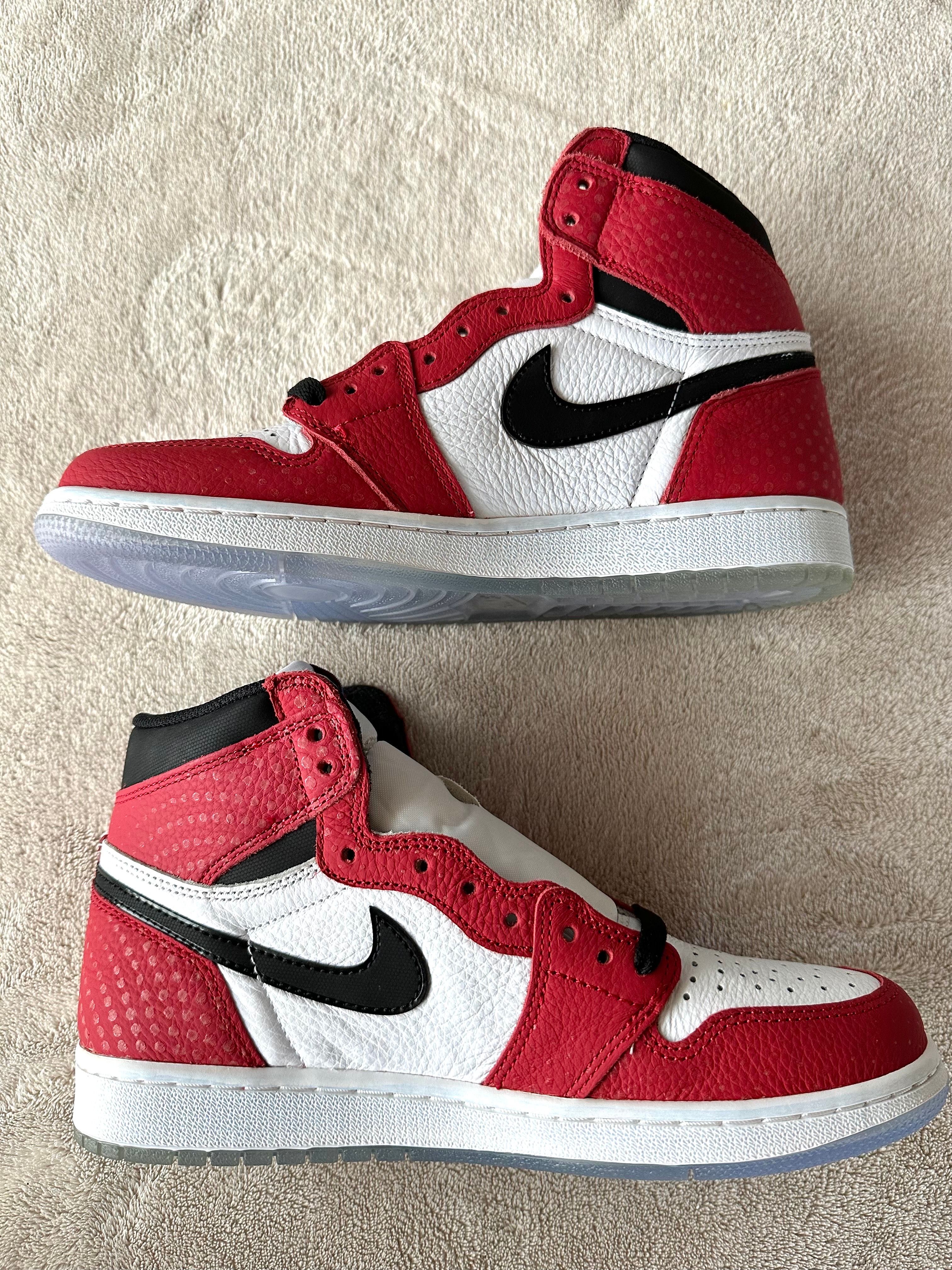 Spiderman × Nike Air Jordan 1 Origin Story "Gym Red/White/Photo Blue/Black"
