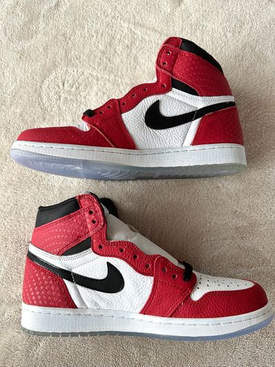 Spiderman × Nike Air Jordan 1 Origin Story "Gym Red/White/Photo Blue/Black"