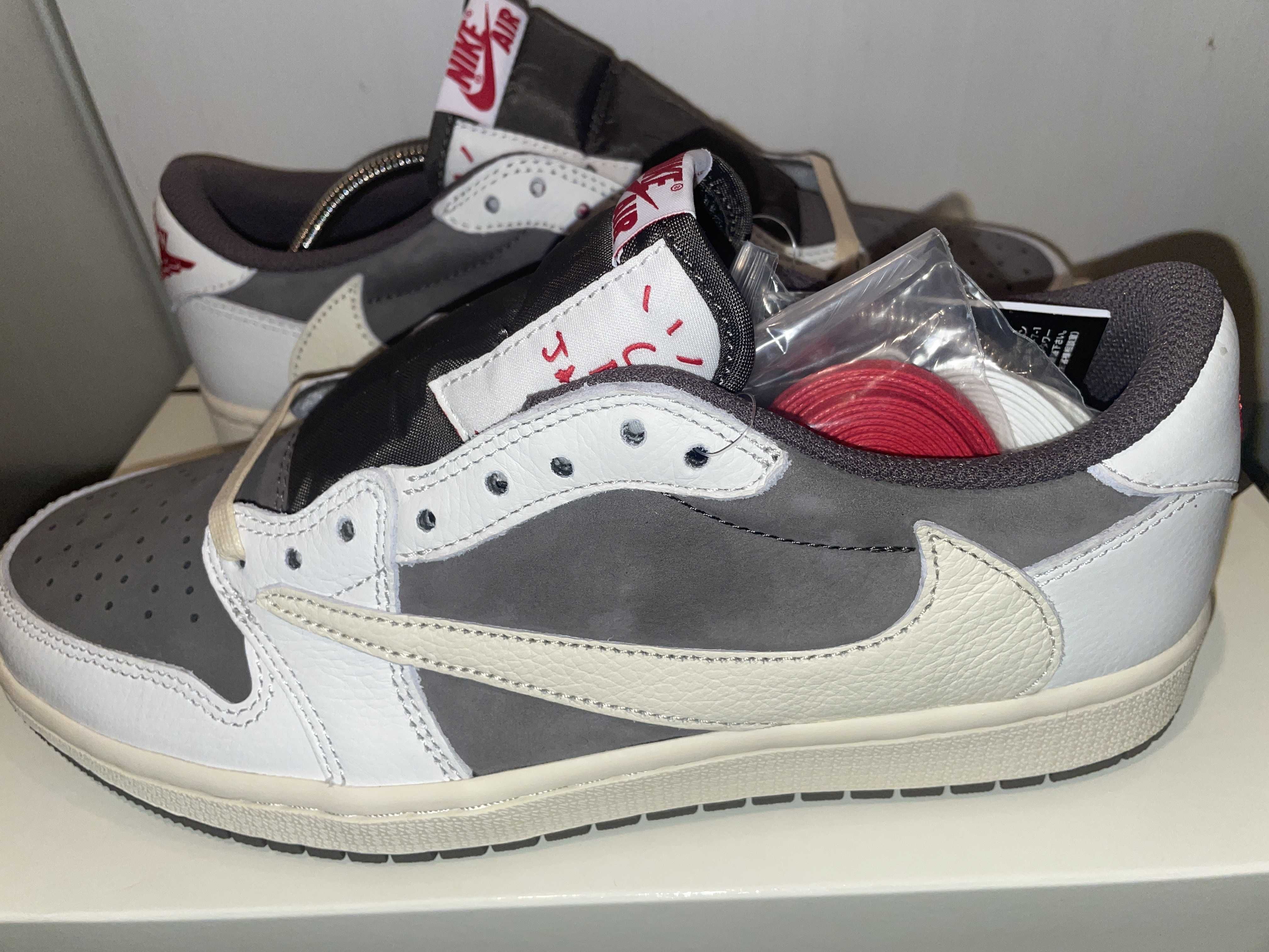 Travis Scott × Nike Air Jordan 1 Low OG SP "Reverse Mocha/Sail and Ridgerock"