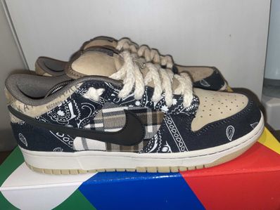 Travis Scott × Nike SB Dunk Low "Black/Parachute Beige"