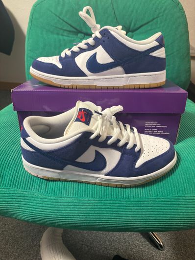 Nike SB Dunk Low "Los Angeles Dodgers/Deep Royal Blue"