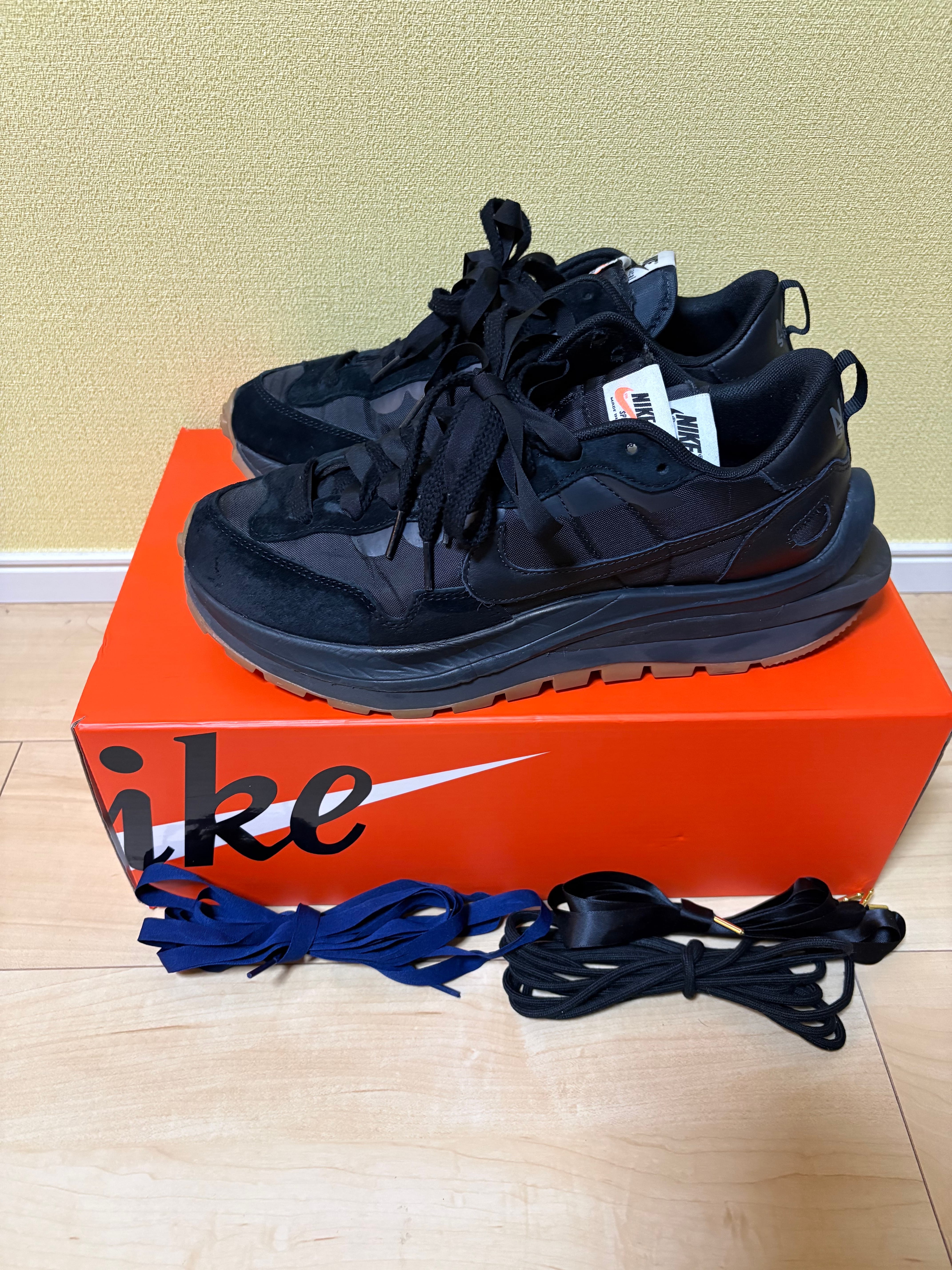 sacai × Nike Vapor Waffle "Black Gum"