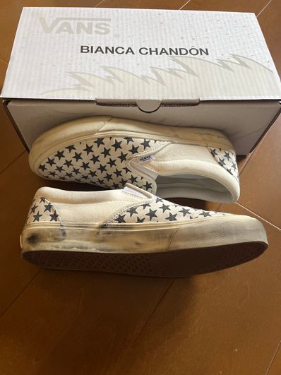 Bianca Chandon × Vault by Vans Classic Slip-On VLT LX "Black/White"
