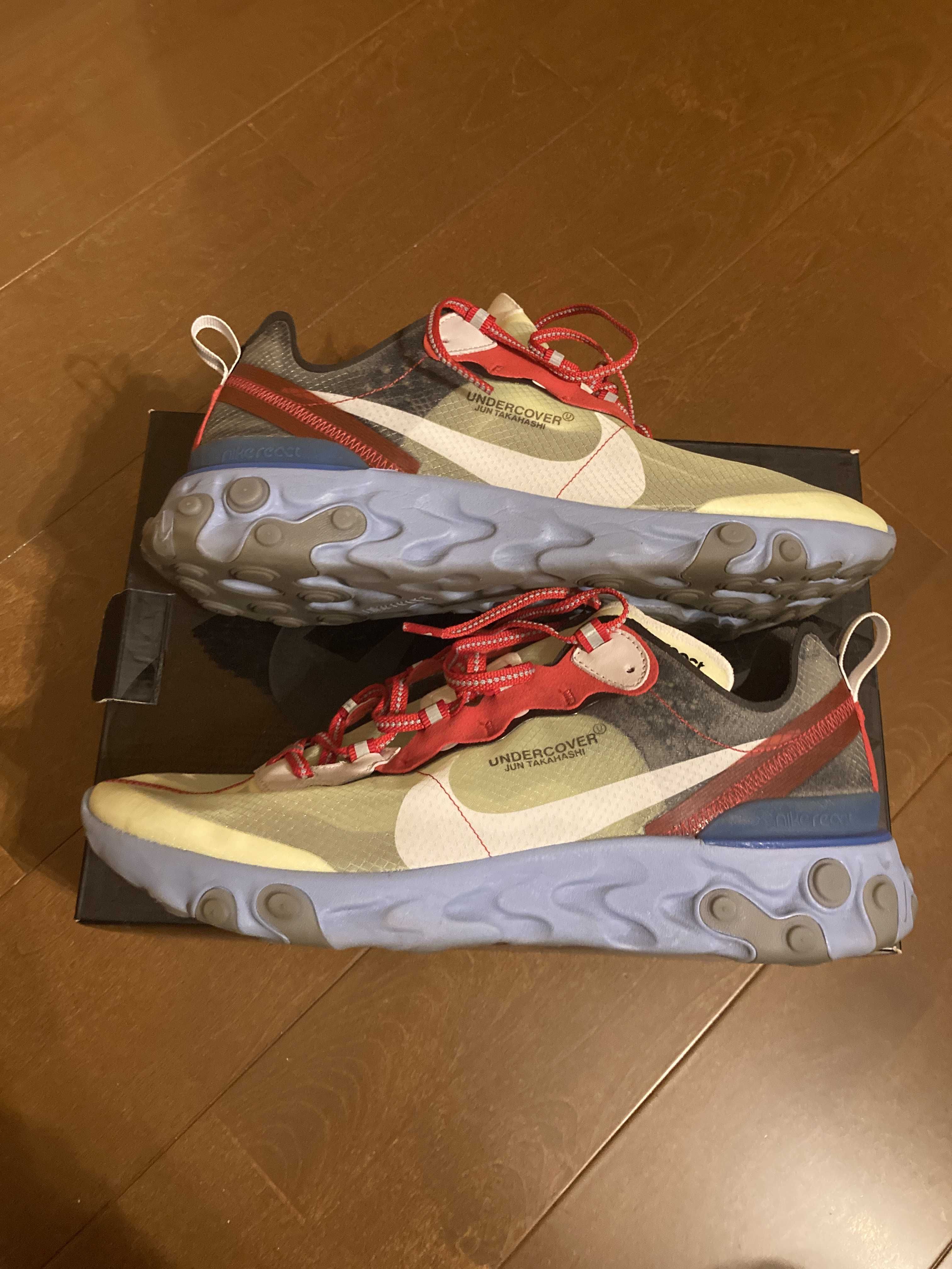UNDERCOVER × Nike React Element 87 "Yellow/Red"