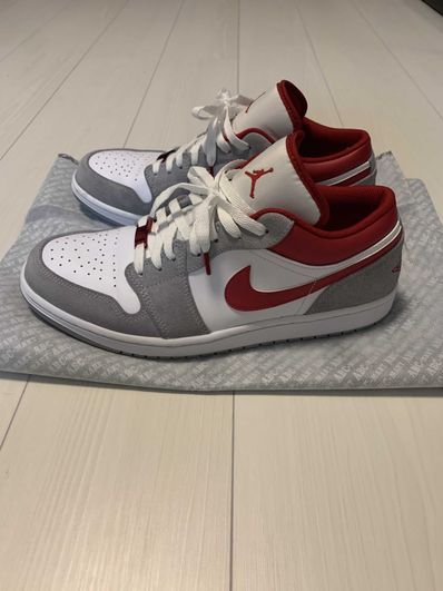 Nike Air Jordan 1 Low SE "White/Grey/Red"