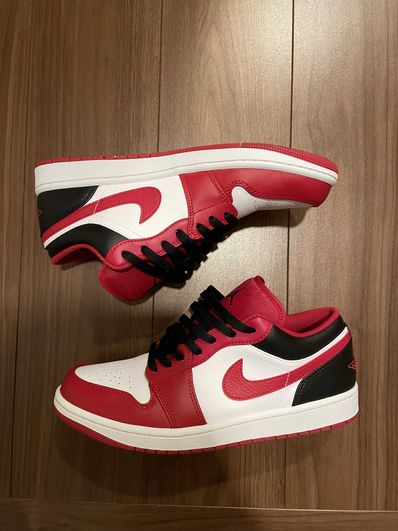 Nike Air Jordan 1 Low "White/Gym Red/Black"