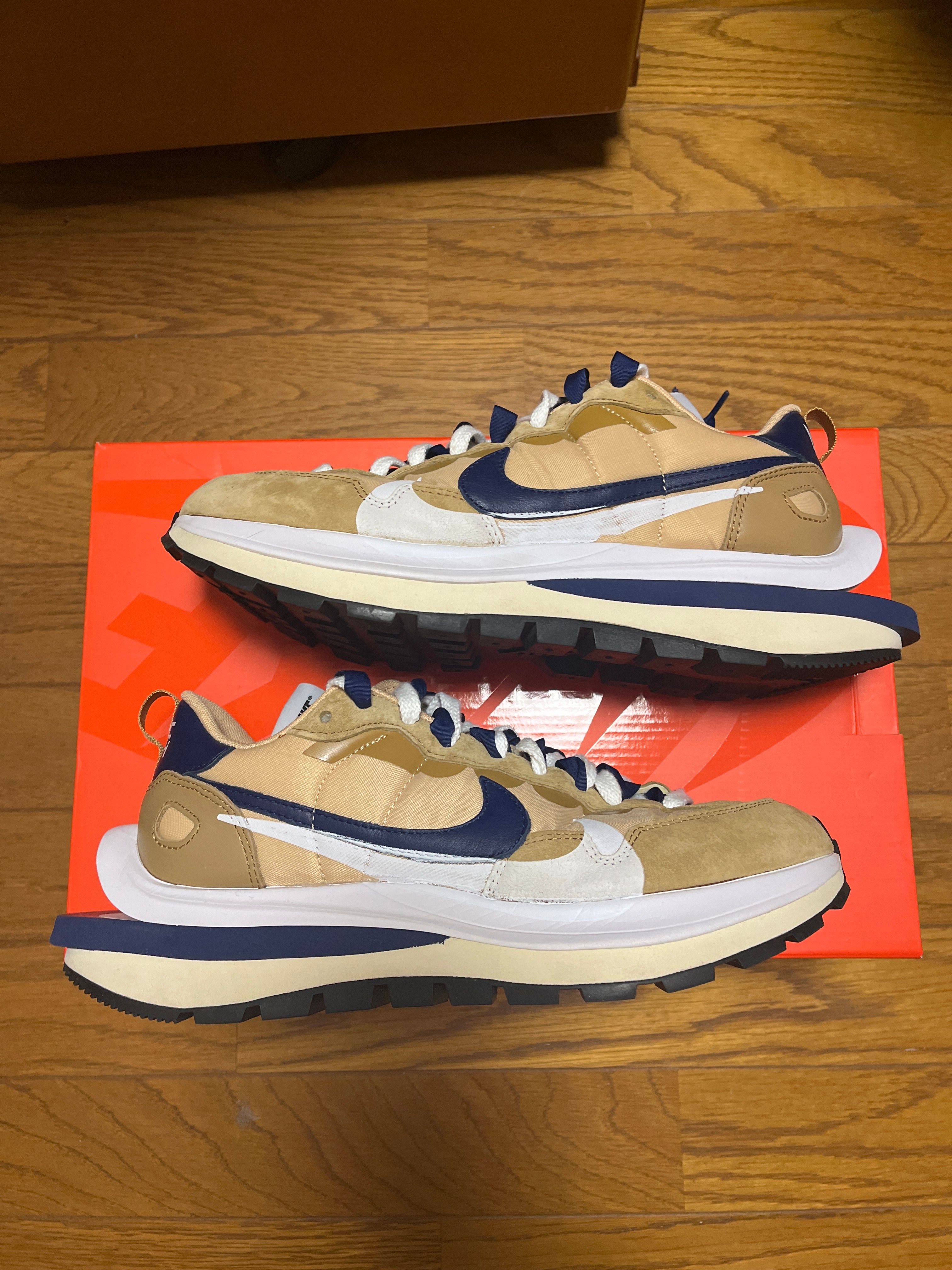 Sacai × Nike Vapor Waffle "Sesame And Blue Void"
